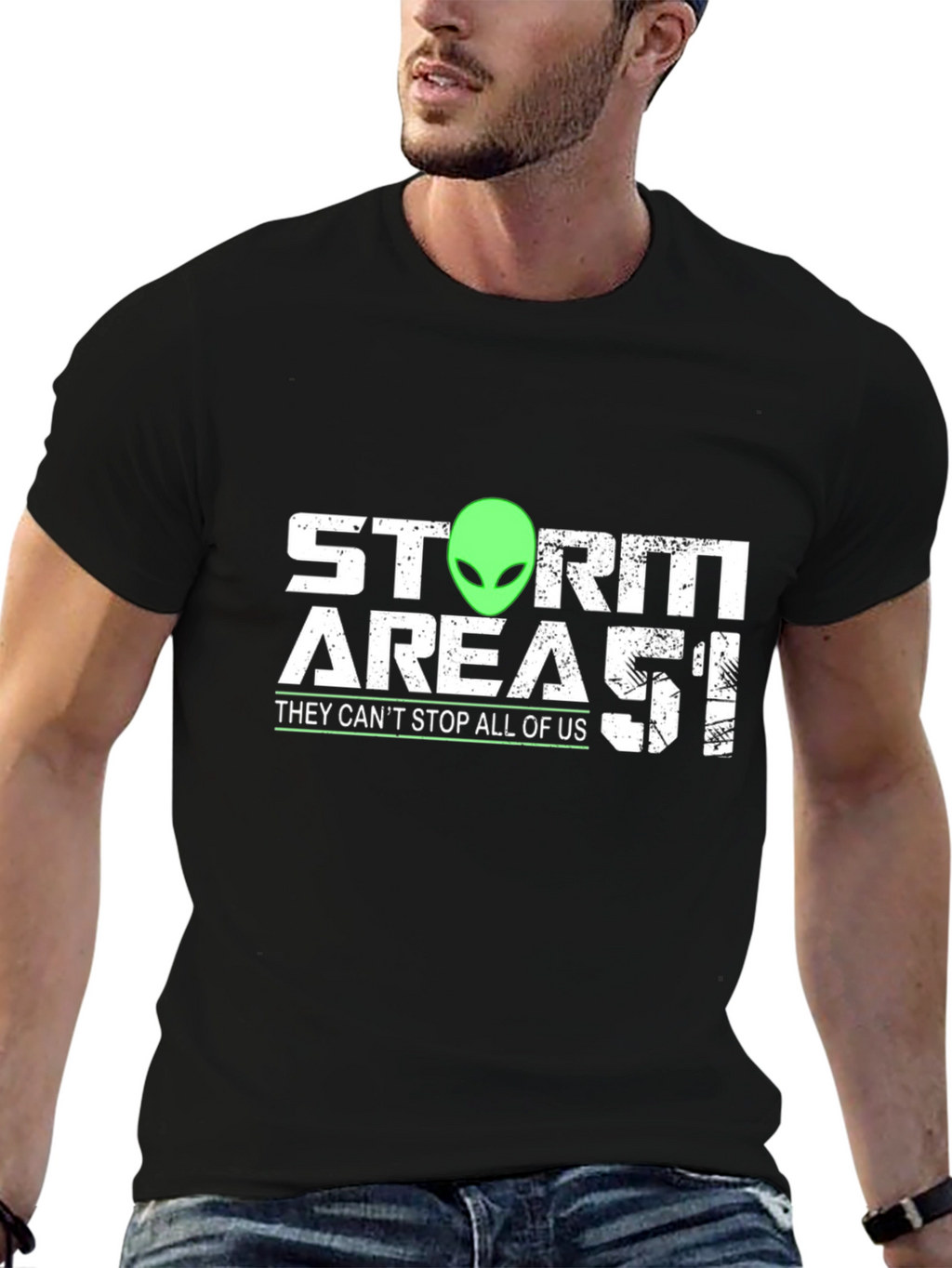 Storm Area 51 Alien Graphic Tee