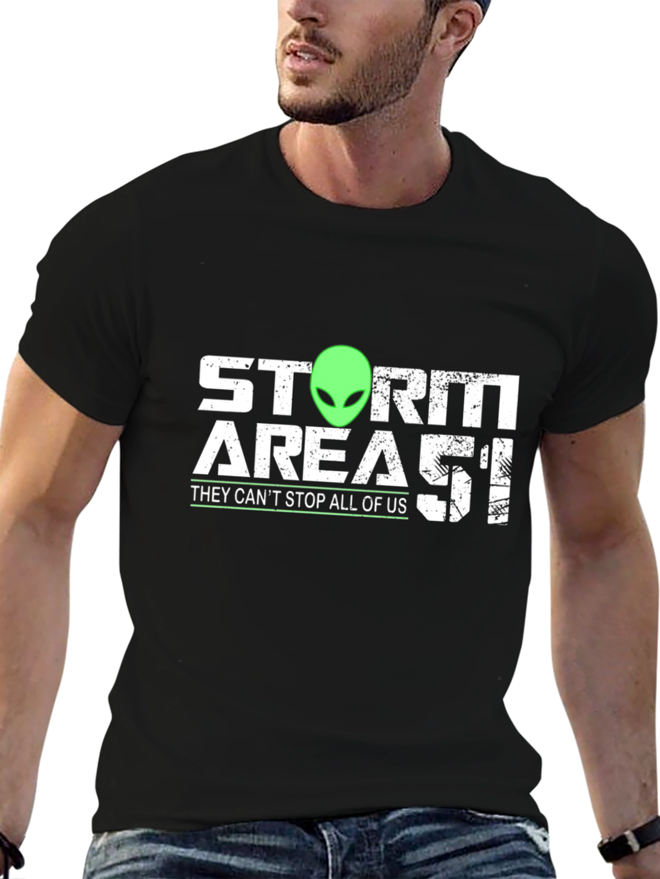 Storm Area 51 Alien Graphic Tee
