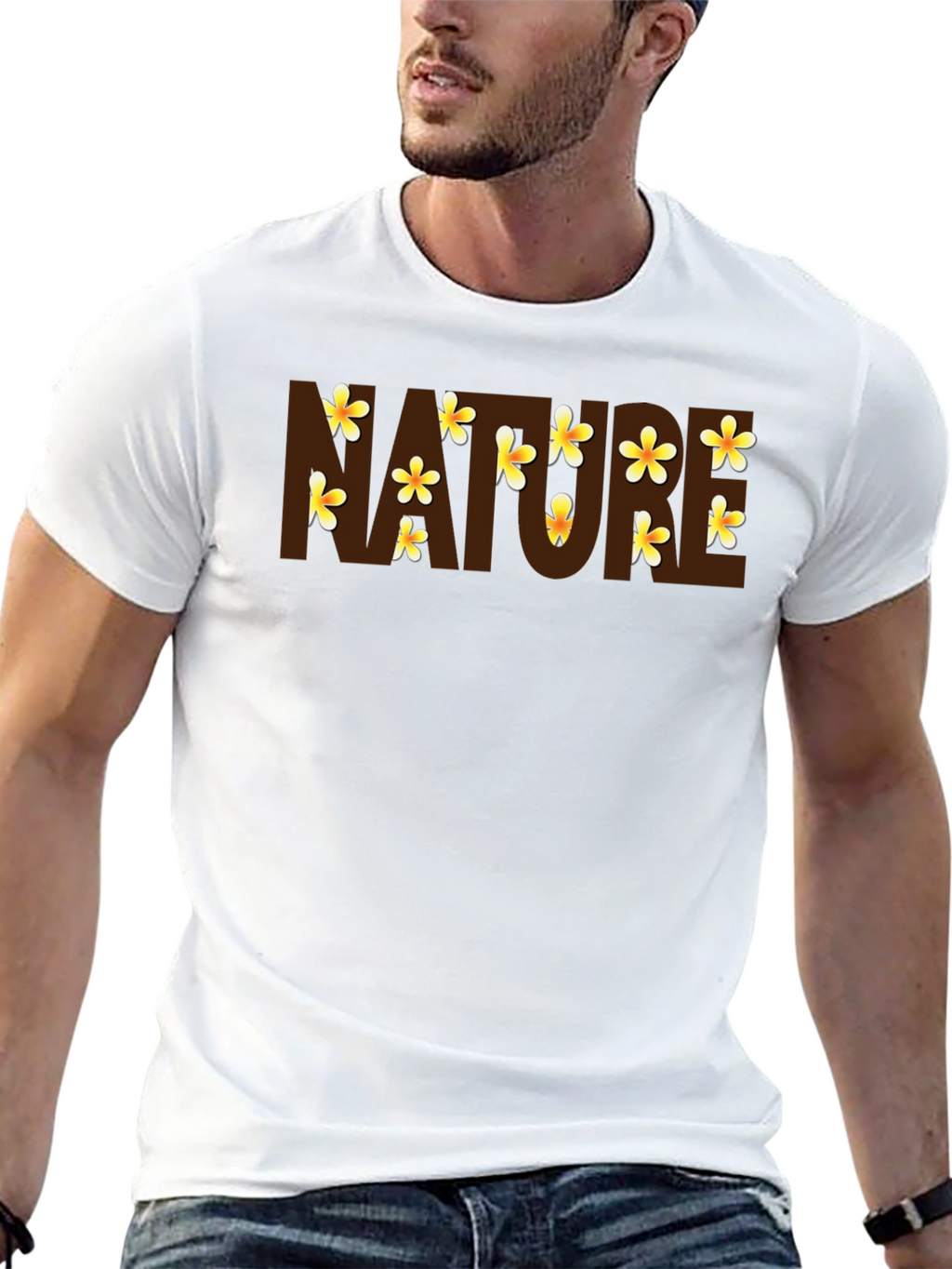 Nature Floral Graphic T-Shirt