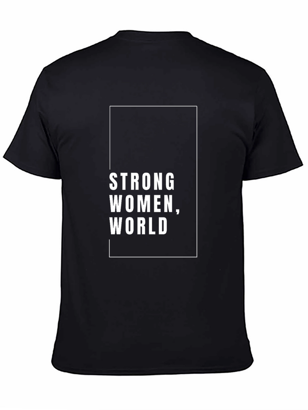 Strong Women World Black T-Shirt