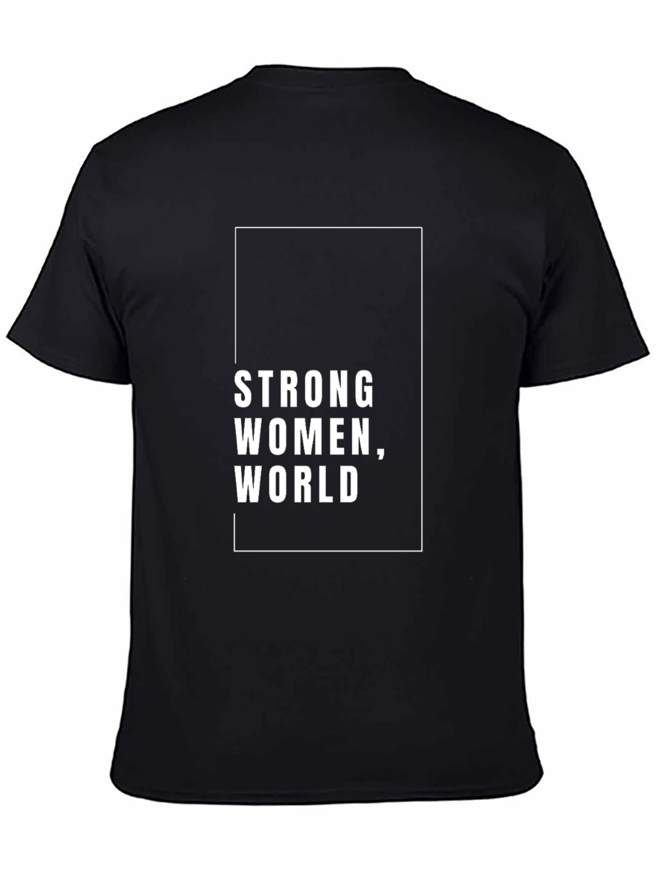 Strong Women World Black T-Shirt
