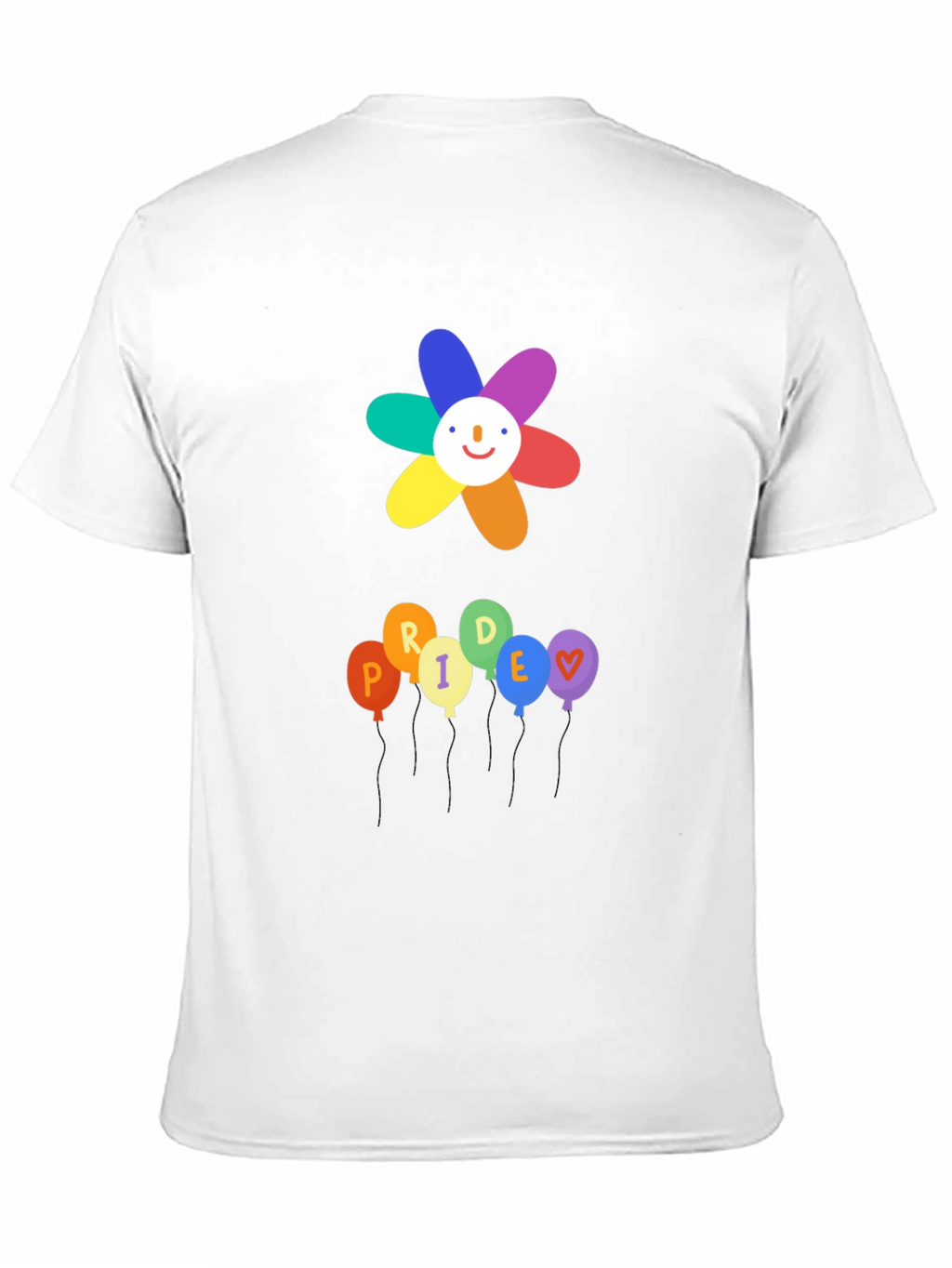 Pride Flower & Balloons Graphic Tee