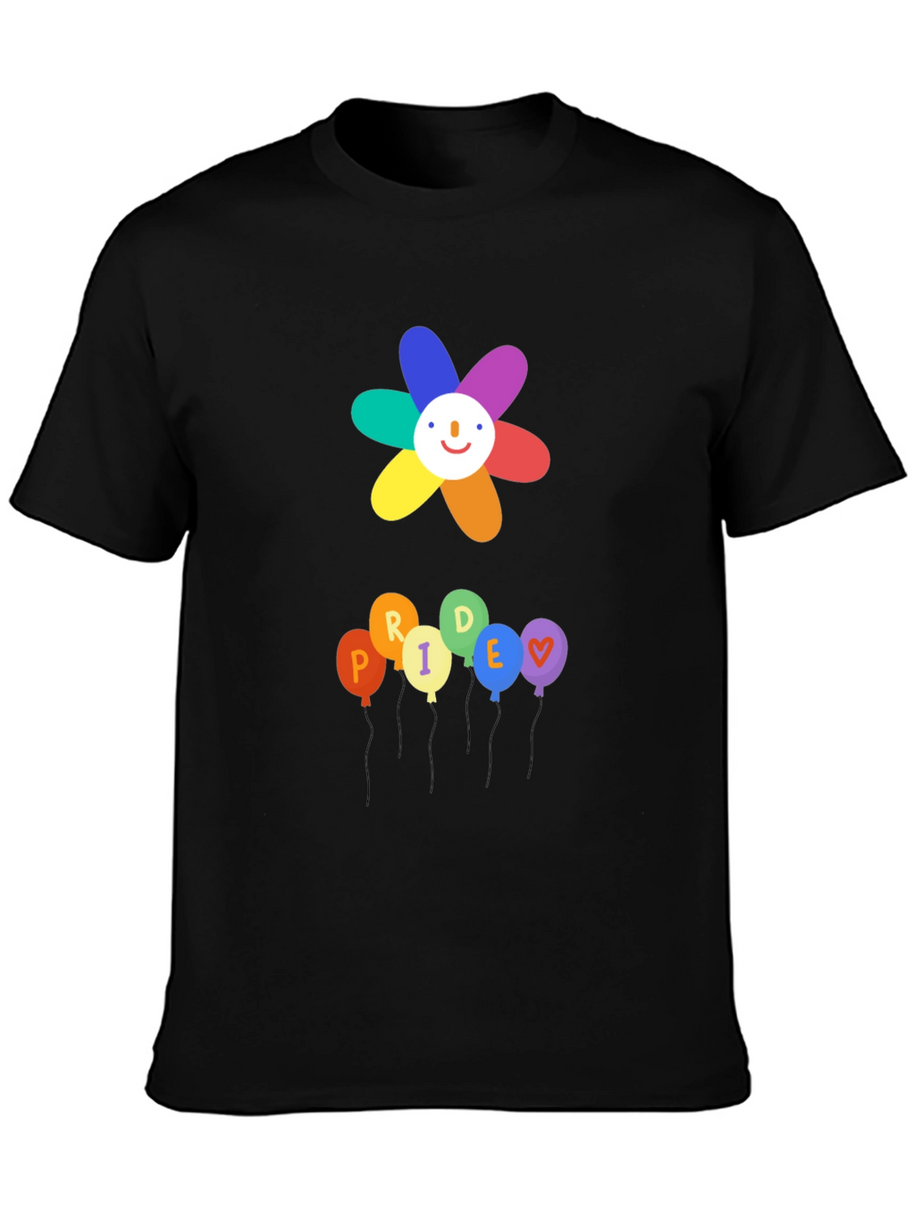 Pride Flower & Balloons Graphic Tee