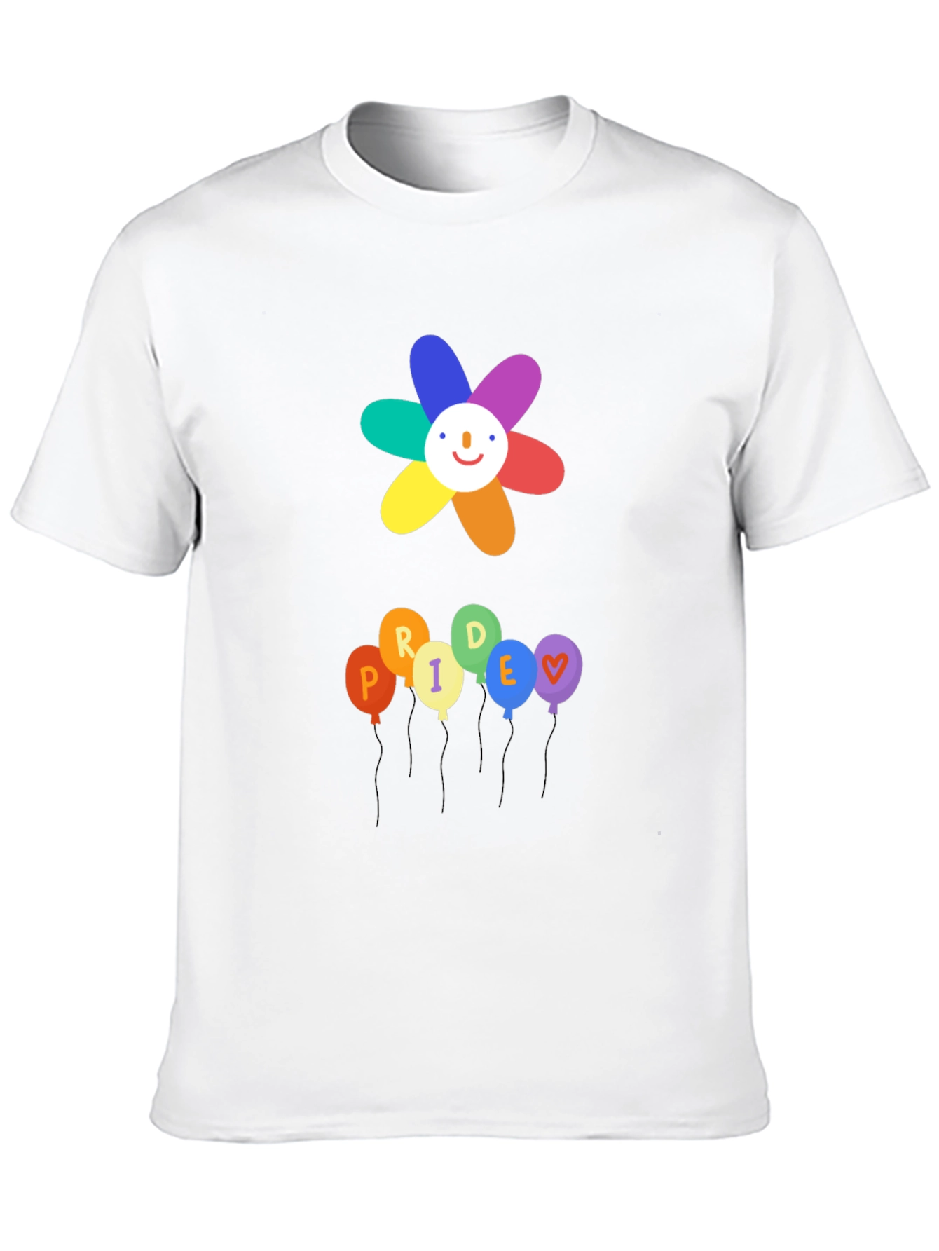 Pride Flower & Balloons Graphic Tee