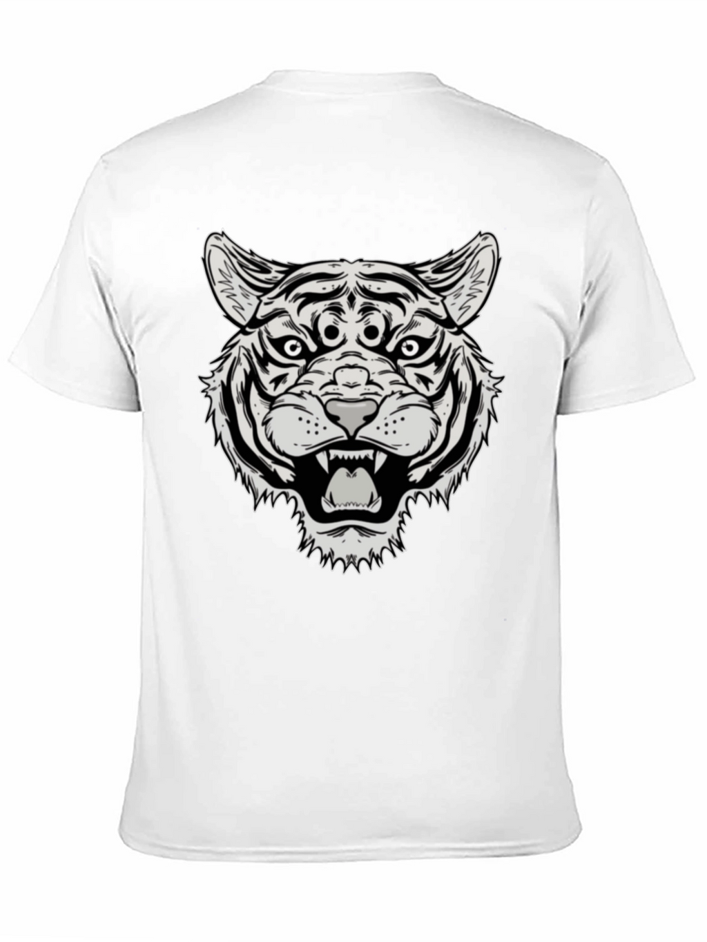 Third Eye Tiger Graphic Tee - Black