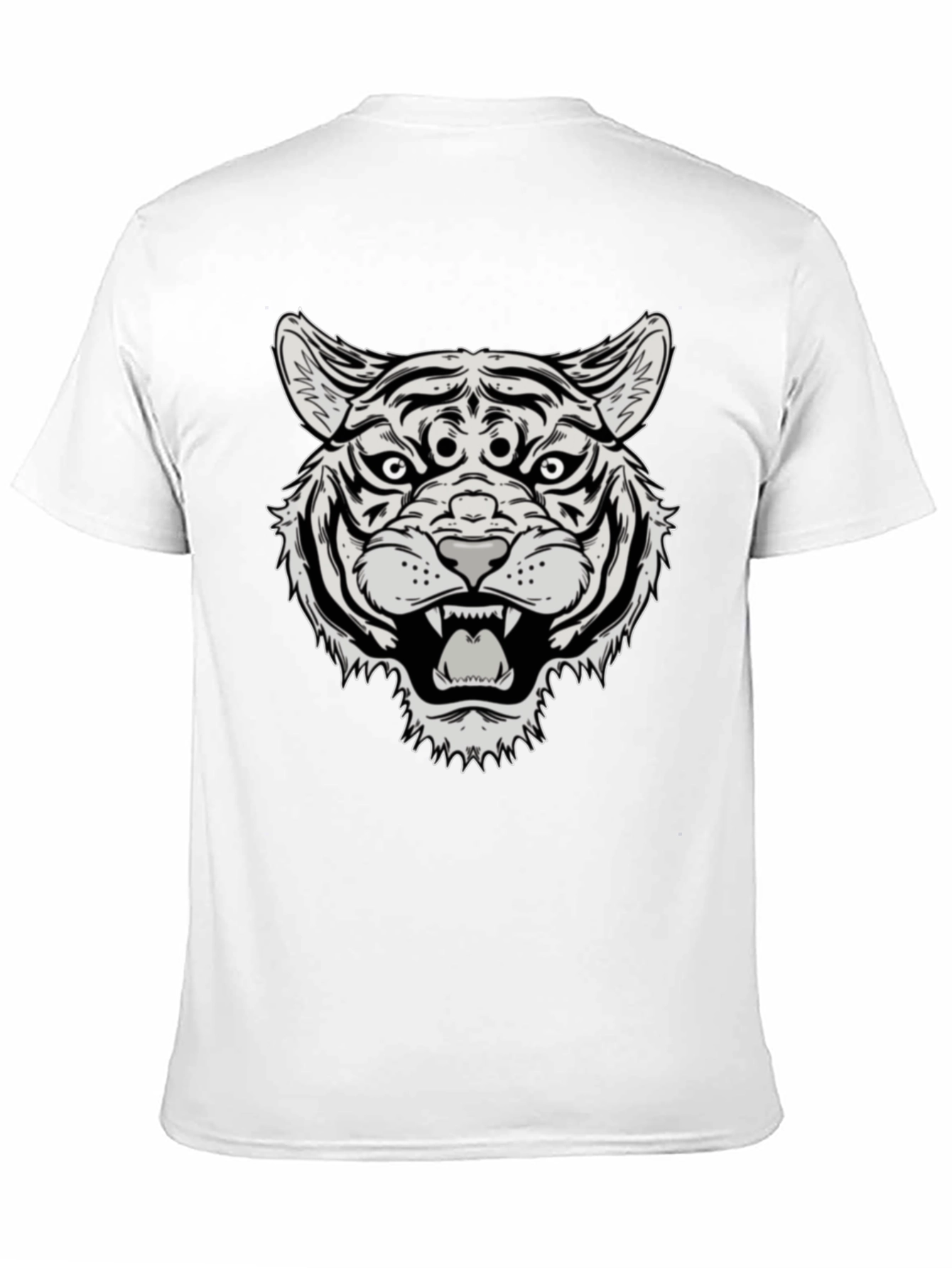 Third Eye Tiger Graphic Tee - Black