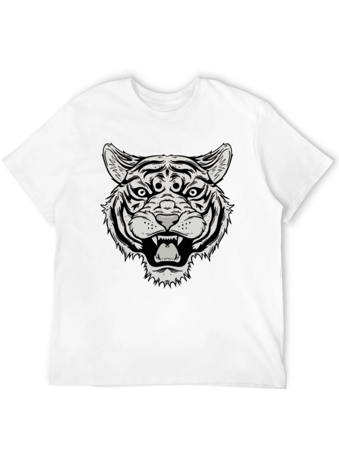 Third Eye Tiger Graphic Tee - Black