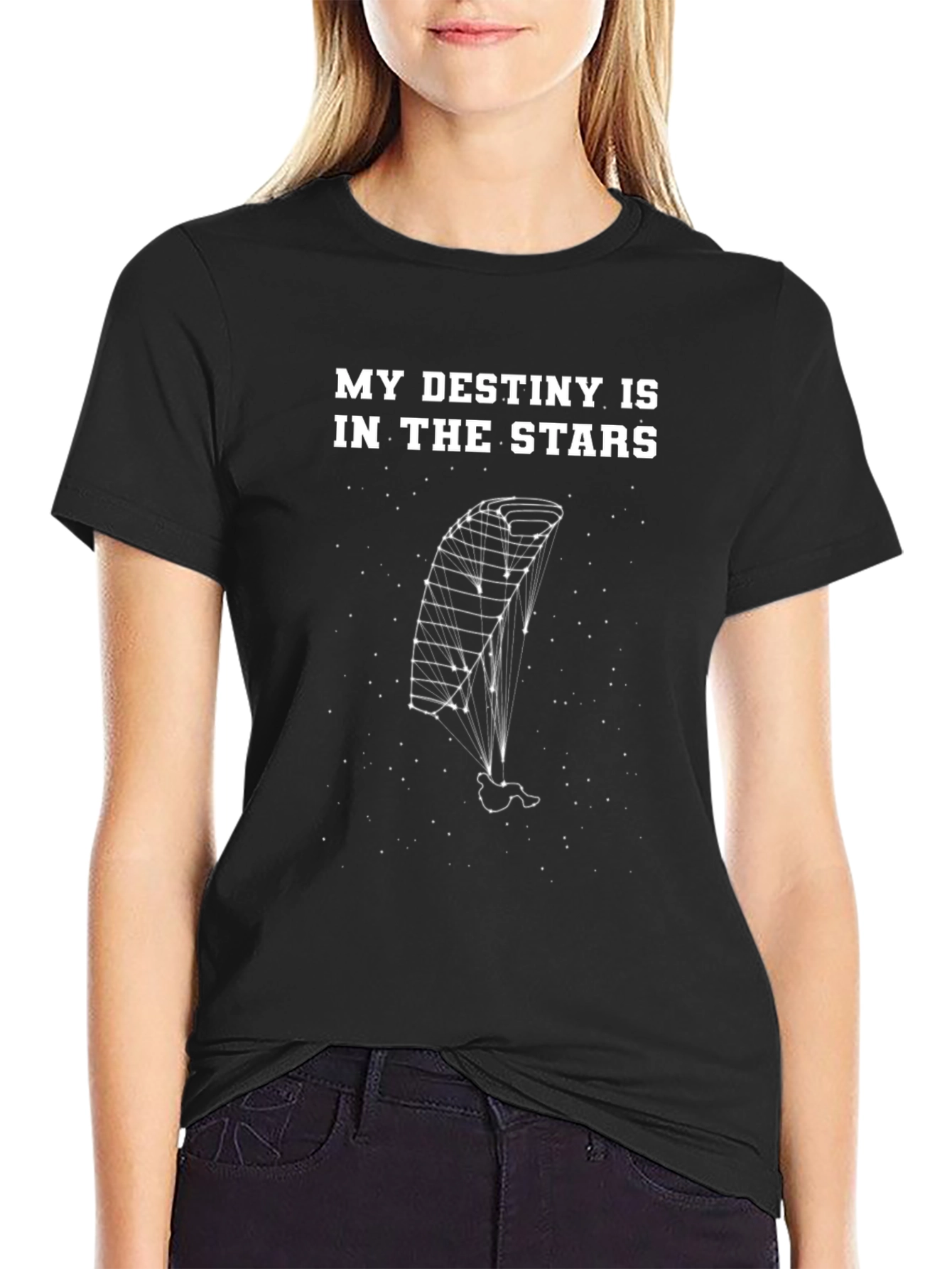 Destiny in the Stars Graphic Tee - Black