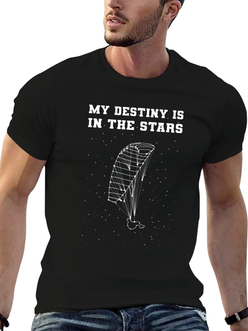 Destiny in the Stars Graphic Tee - Black