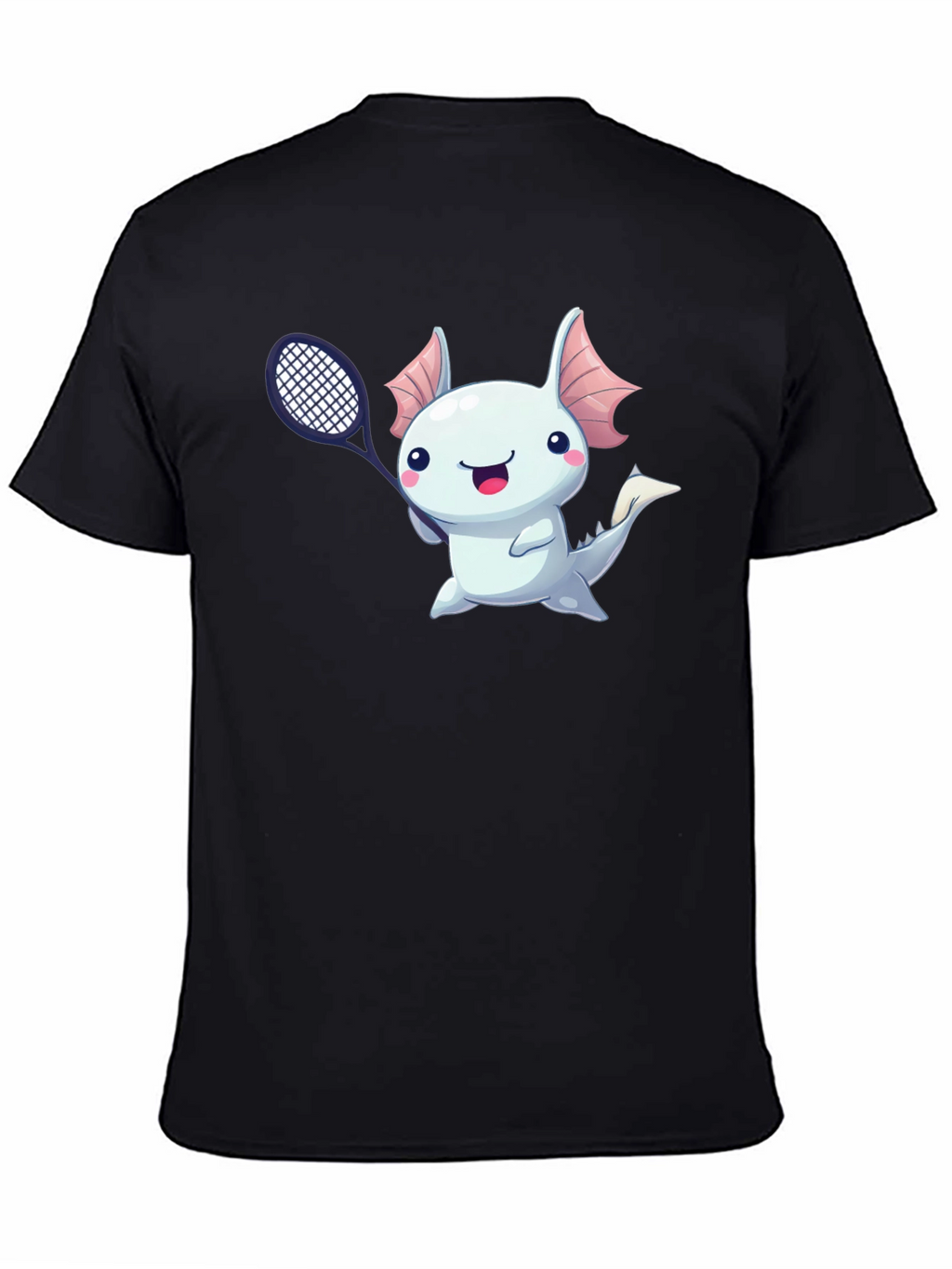 Axolotl Tennis Player Graphic T-Shirt