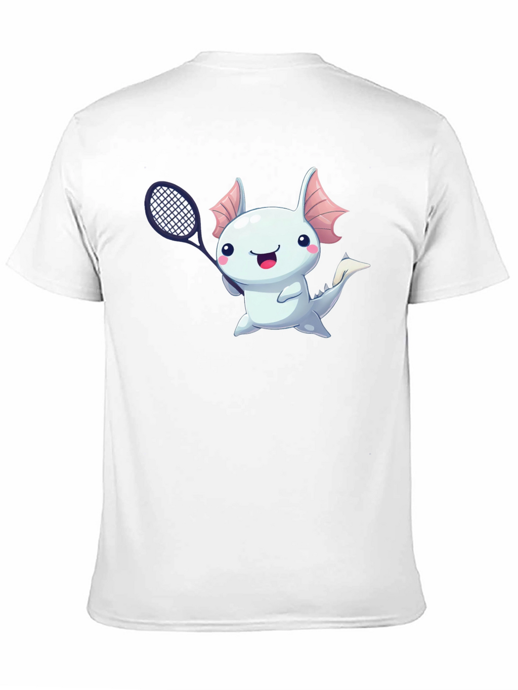 Axolotl Tennis Player Graphic T-Shirt
