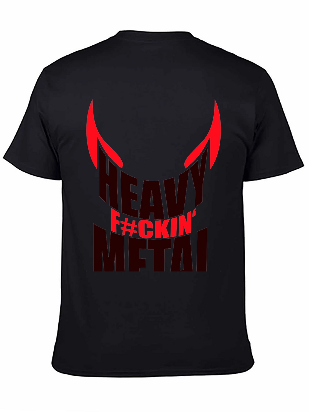 Heavy F#ckin Metal Graphic T-Shirt