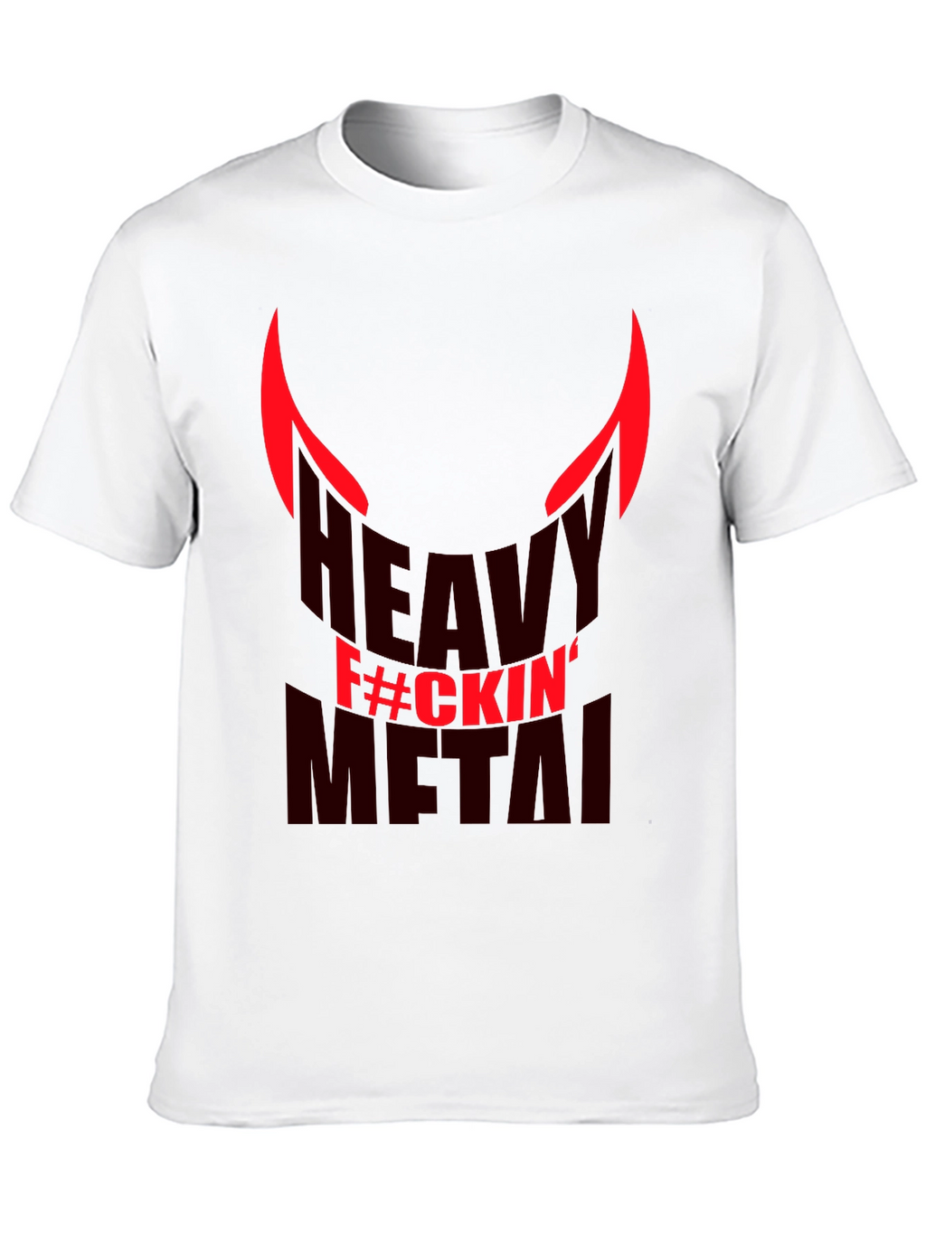 Heavy F#ckin Metal Graphic T-Shirt