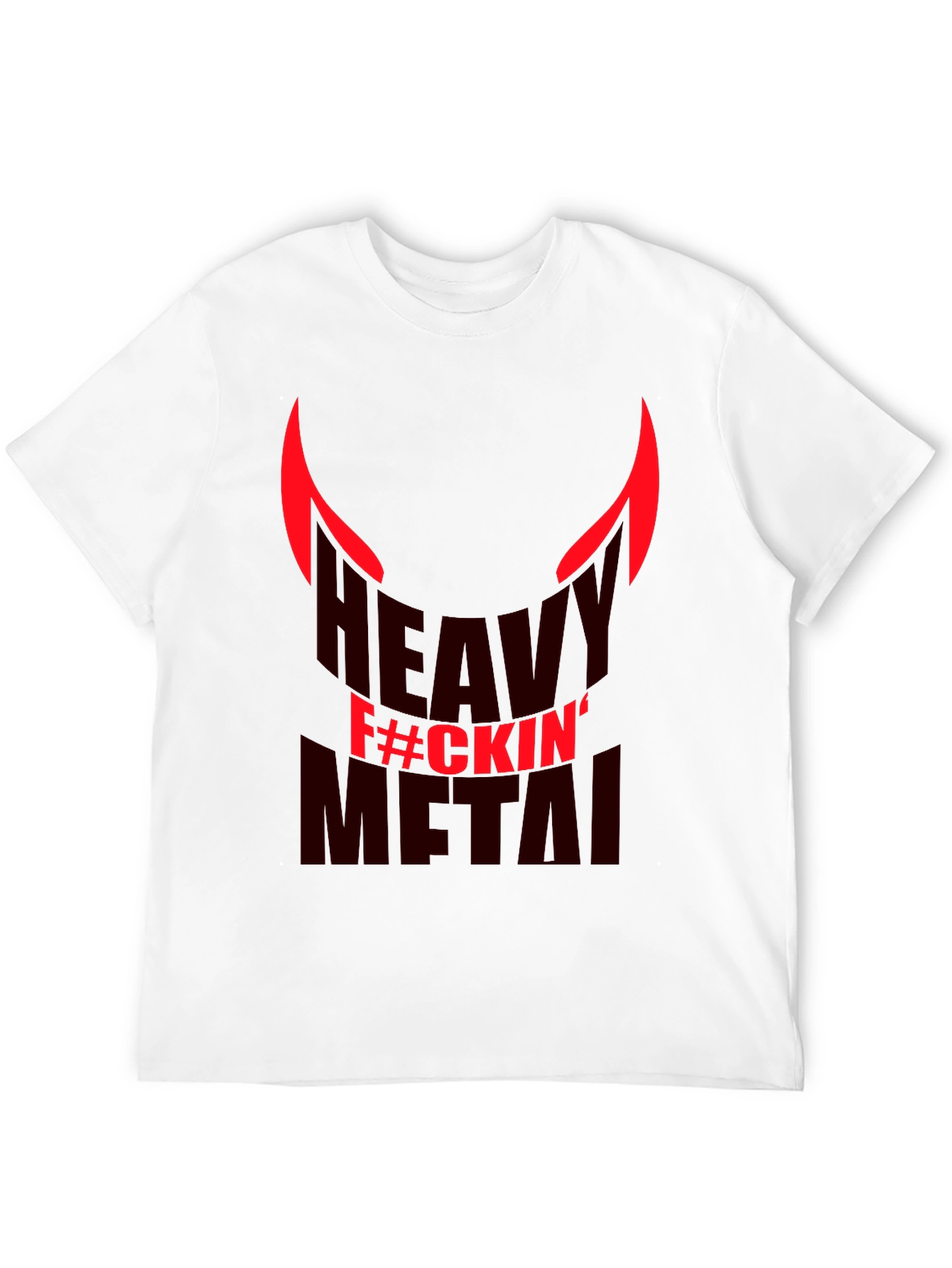 Heavy F#ckin Metal Graphic T-Shirt