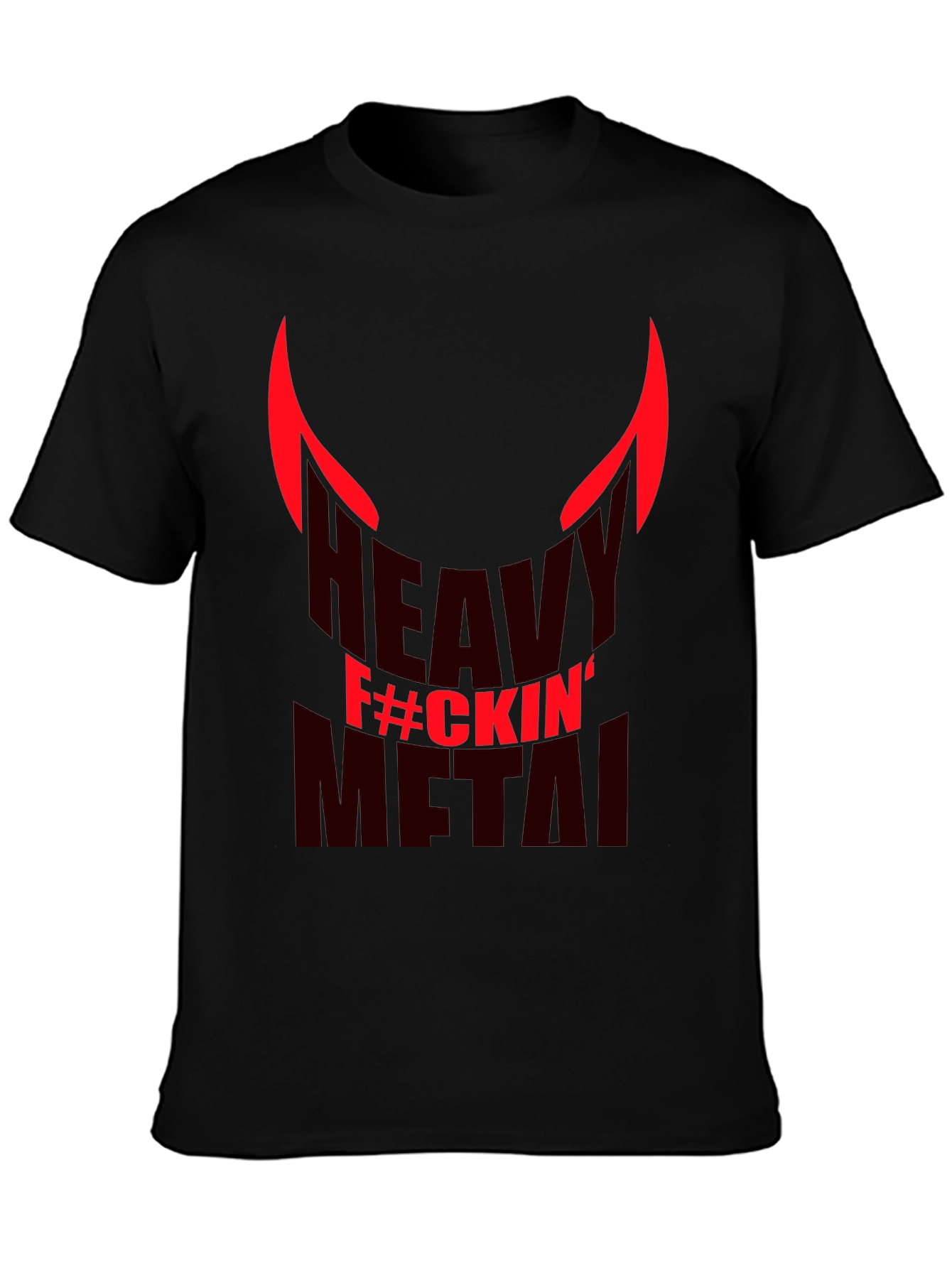 Heavy F#ckin Metal Graphic T-Shirt