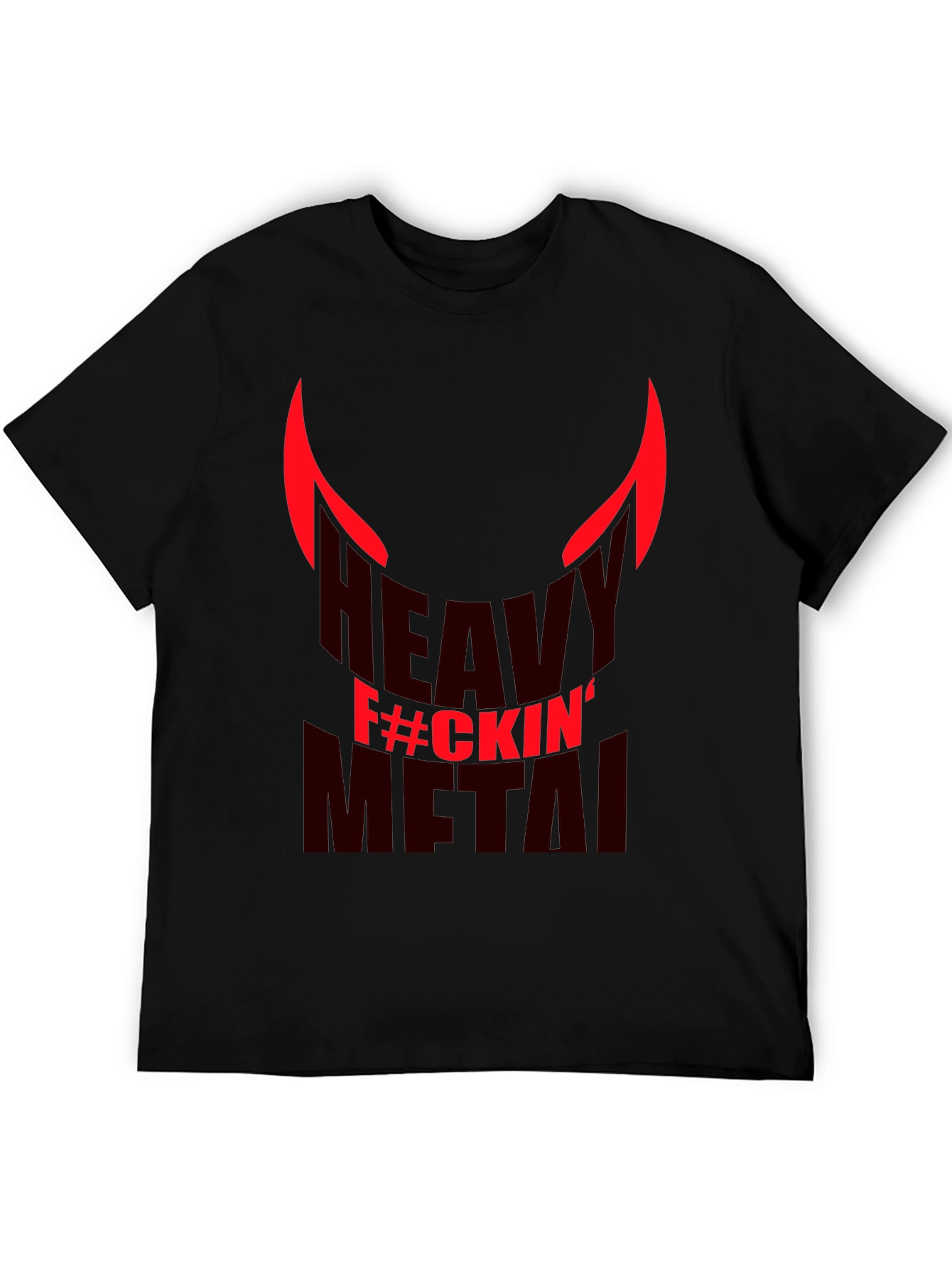Heavy F#ckin Metal Graphic T-Shirt