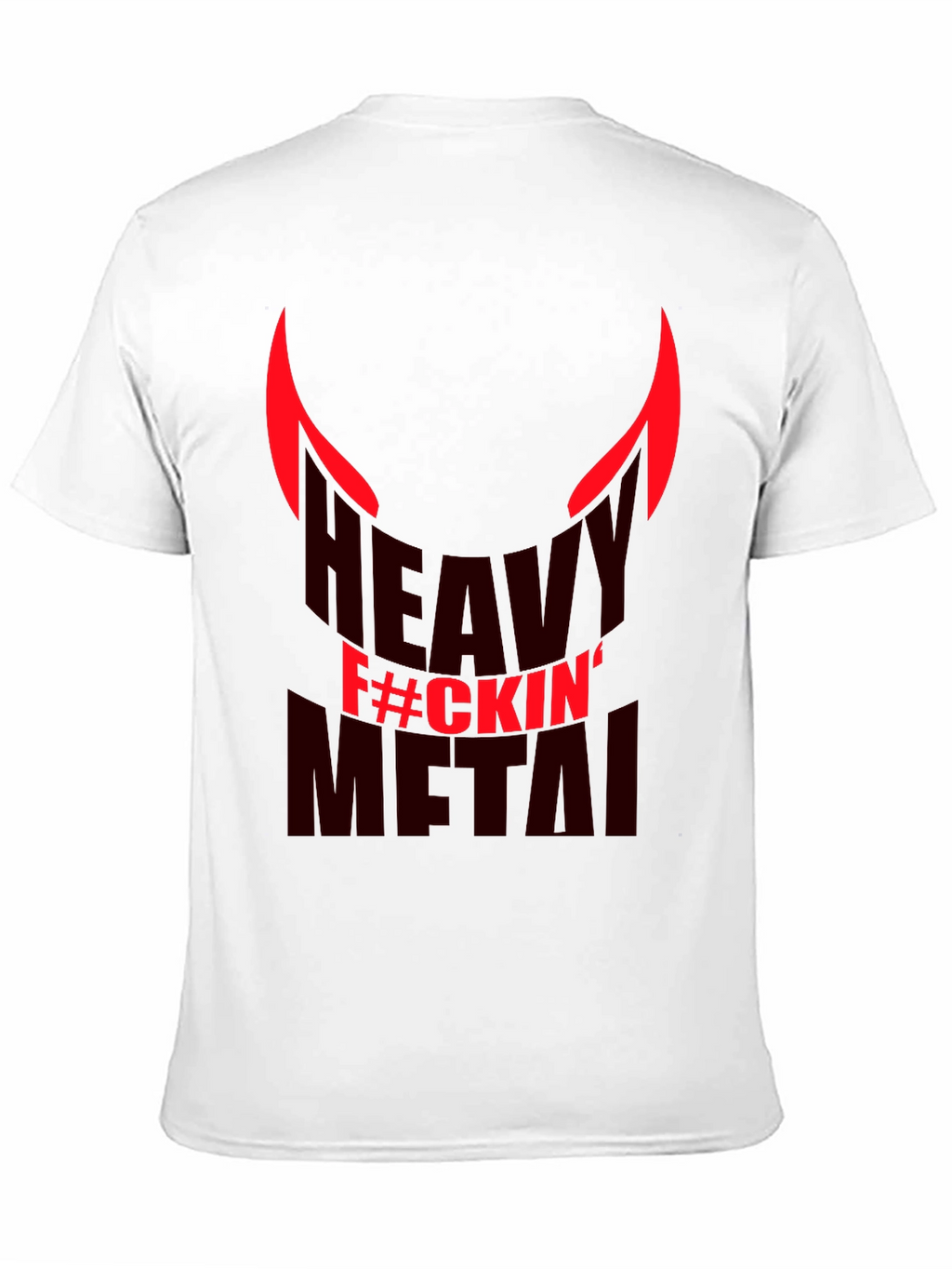 Heavy F#ckin Metal Graphic T-Shirt