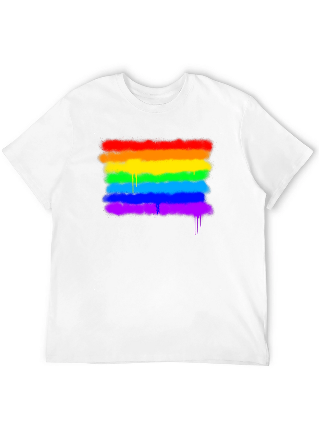 Pride Rainbow Spray Graphic T-Shirt