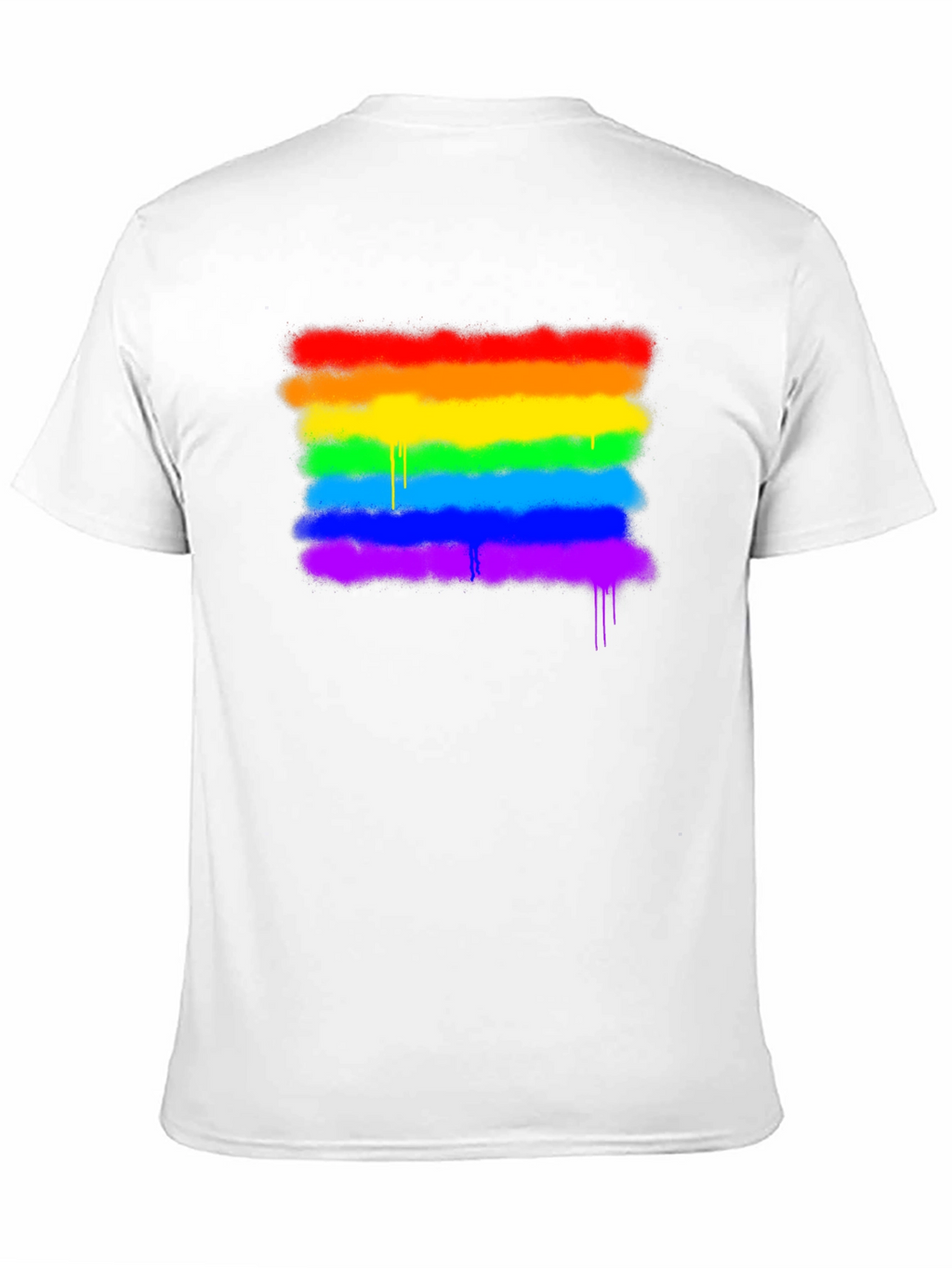 Pride Rainbow Spray Graphic T-Shirt