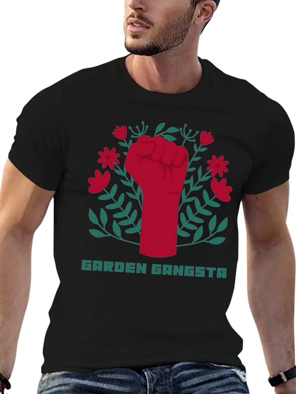 Garden Gangsta T-Shirt - Bold Graphic Tee