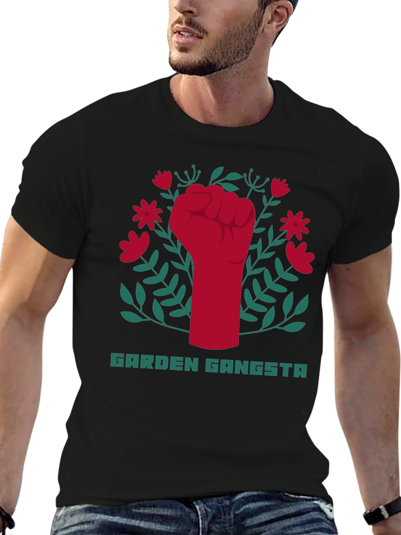 Garden Gangsta T-Shirt - Bold Graphic Tee