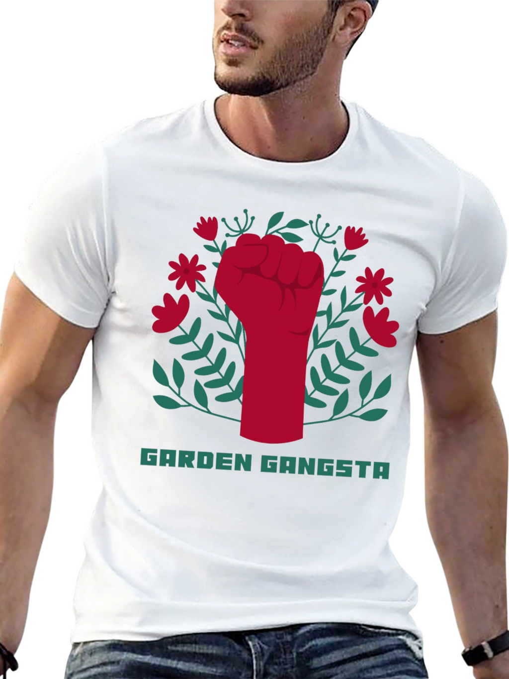 Garden Gangsta T-Shirt - Bold Graphic Tee