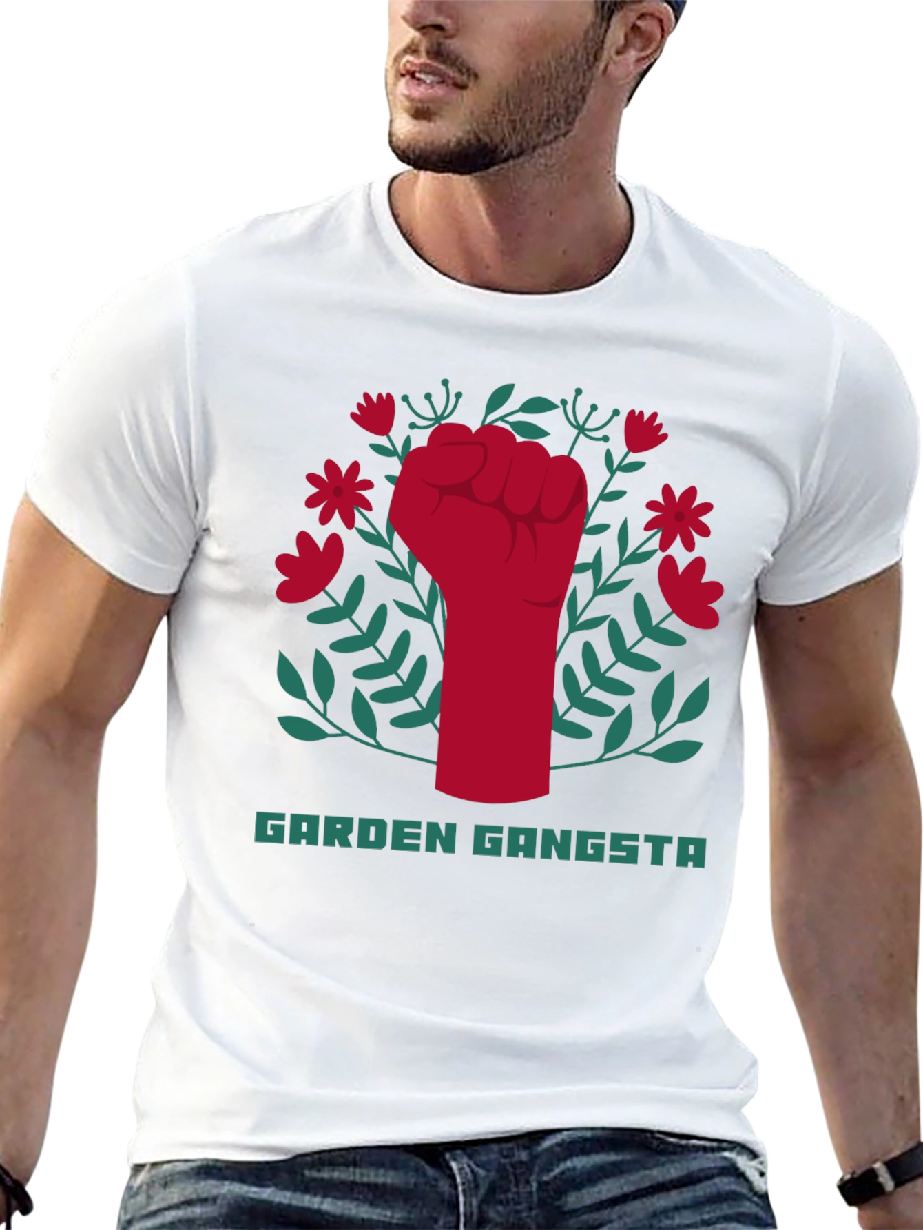 Garden Gangsta T-Shirt - Bold Graphic Tee