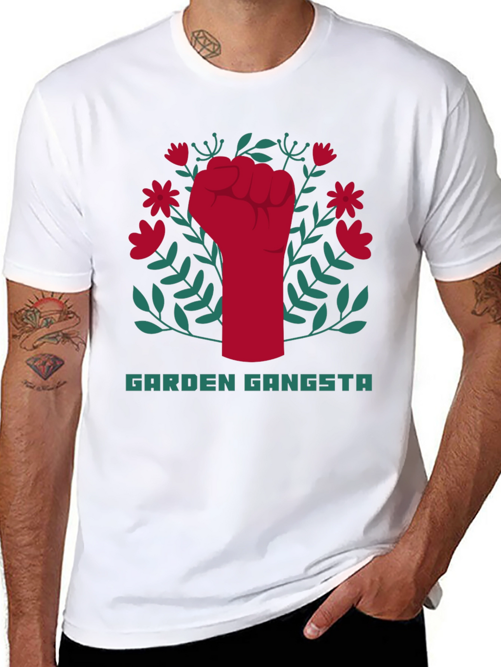 Garden Gangsta T-Shirt - Bold Graphic Tee