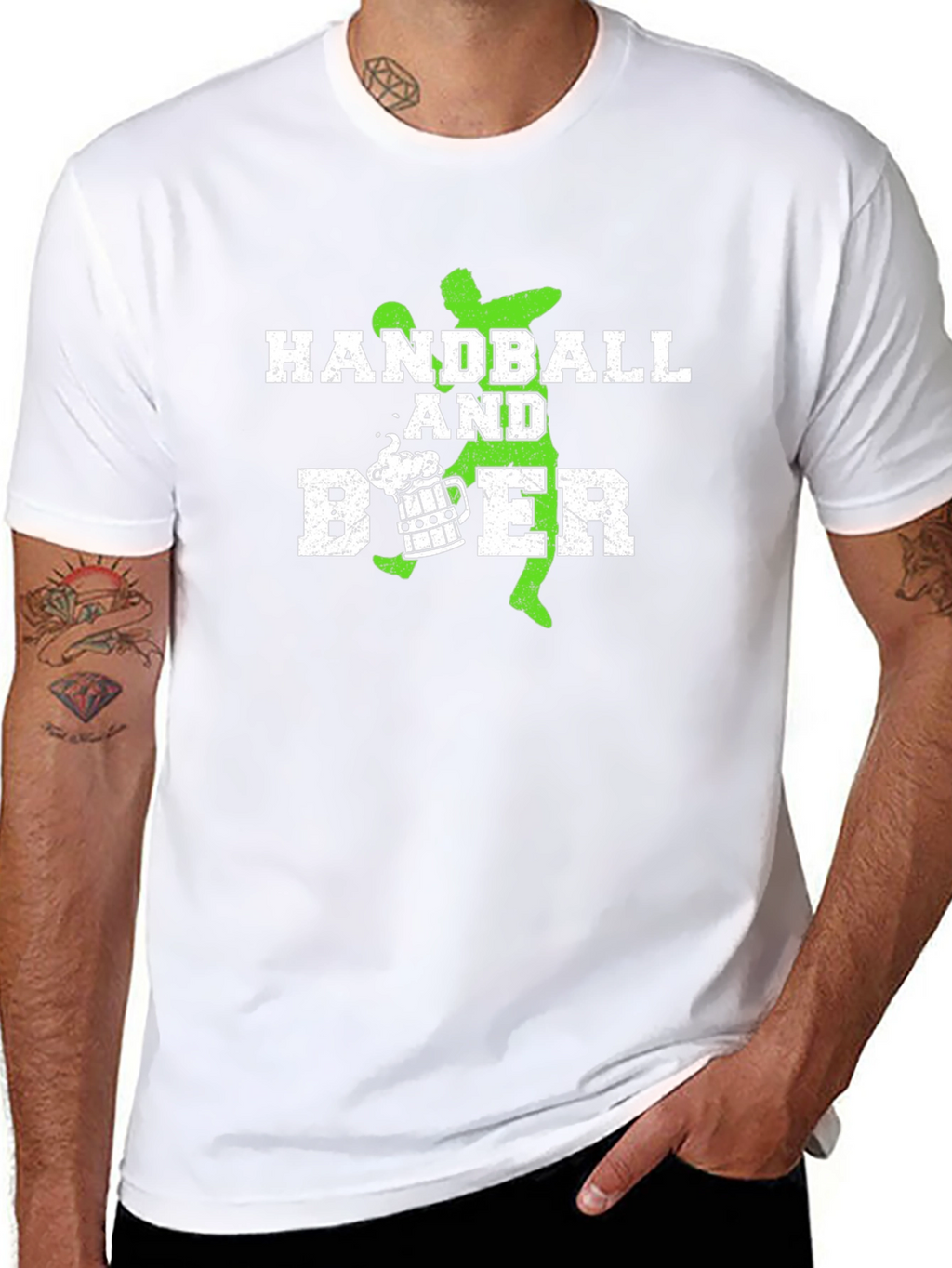 Handball & Beer Graphic T-Shirt