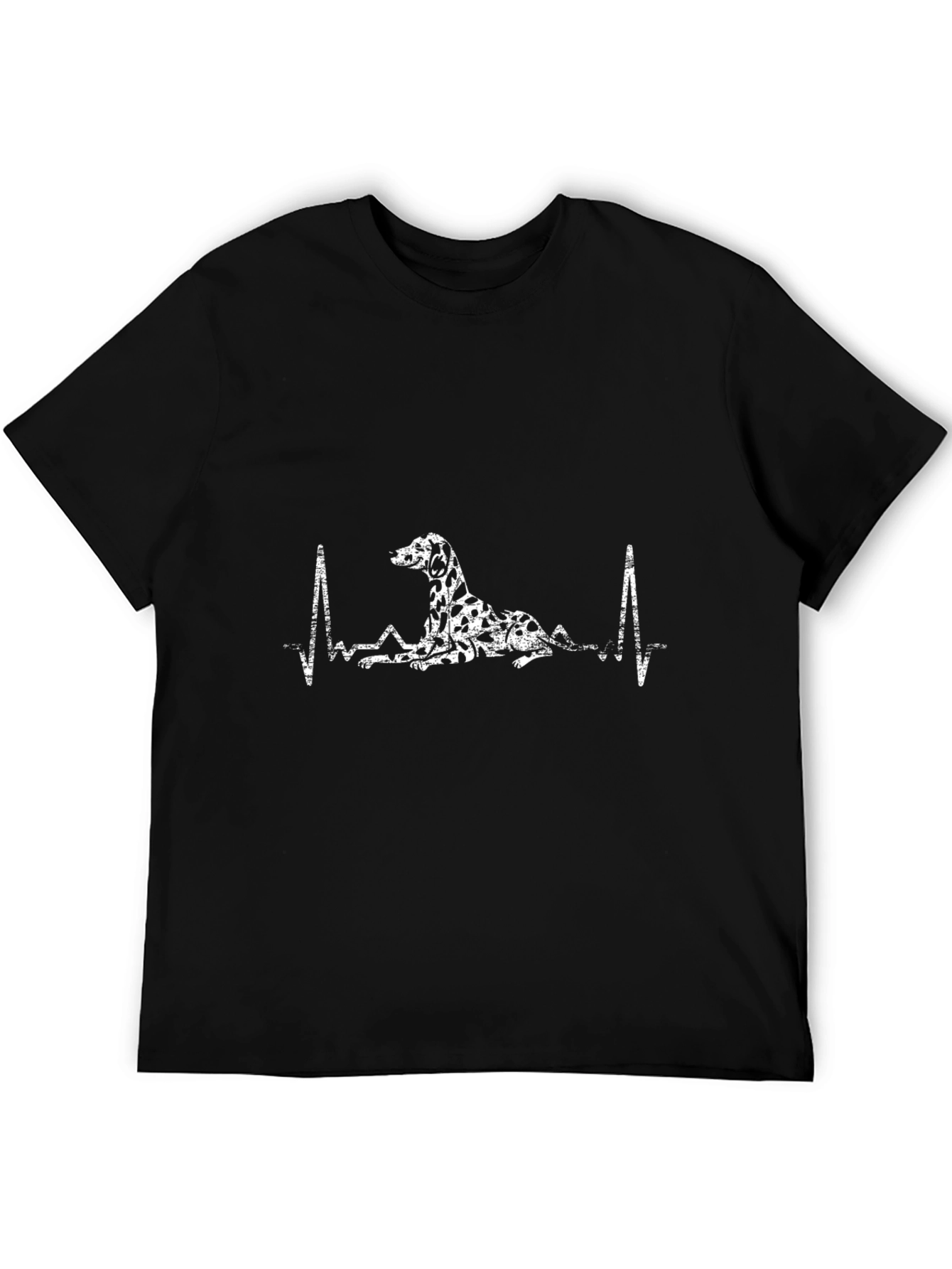 Dalmatian Heartbeat T-Shirt - Dog Lover Tee