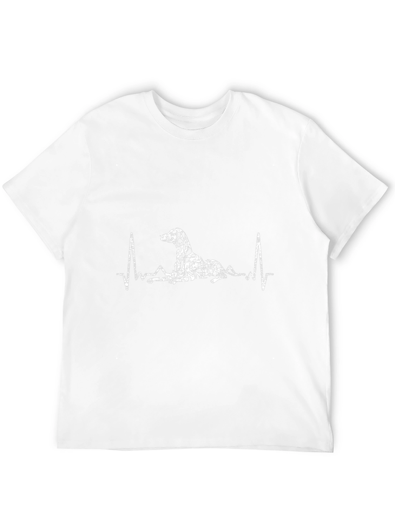 Dalmatian Heartbeat T-Shirt - Dog Lover Tee