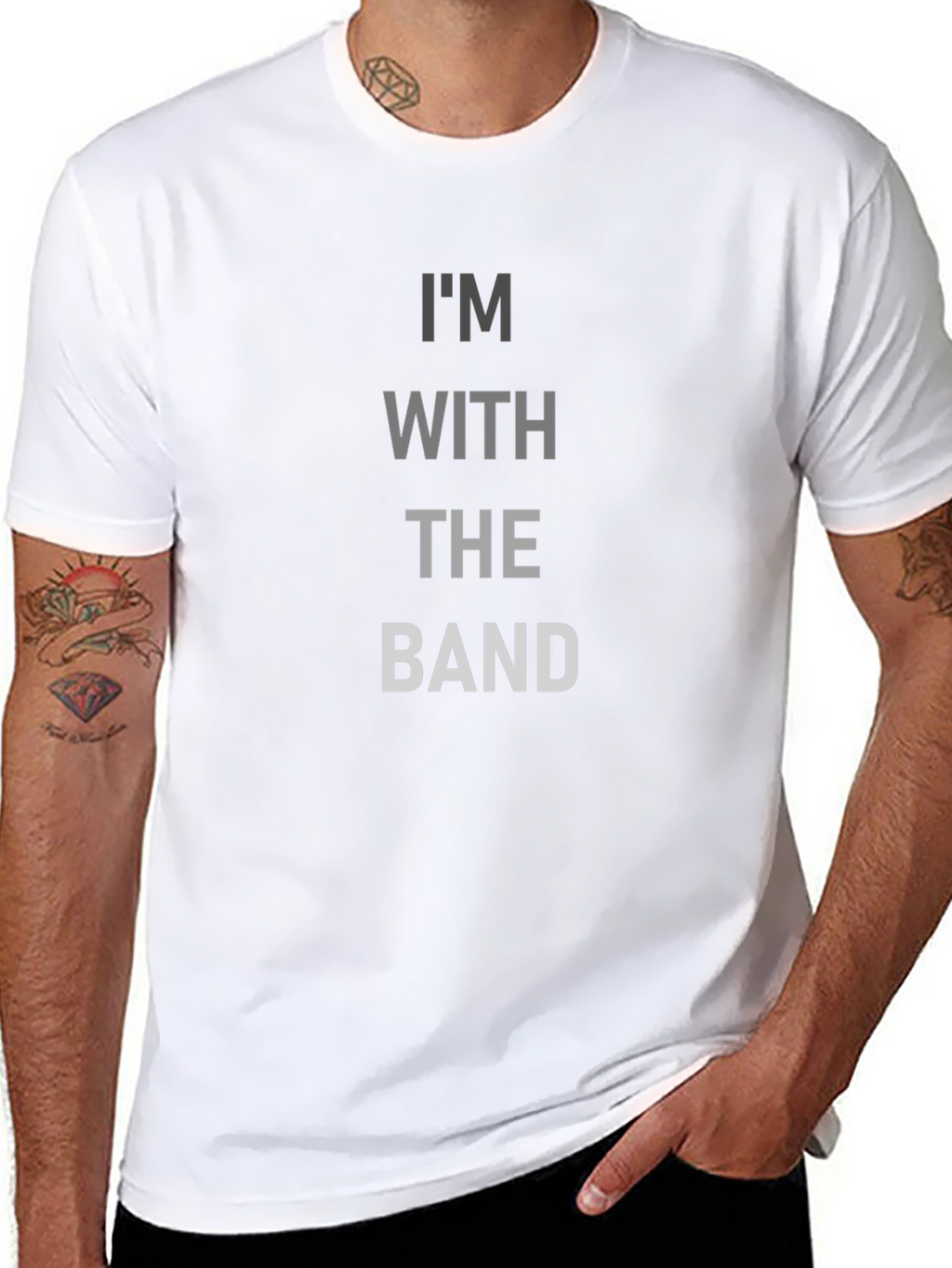 Im With The Band Graphic Tee - Black