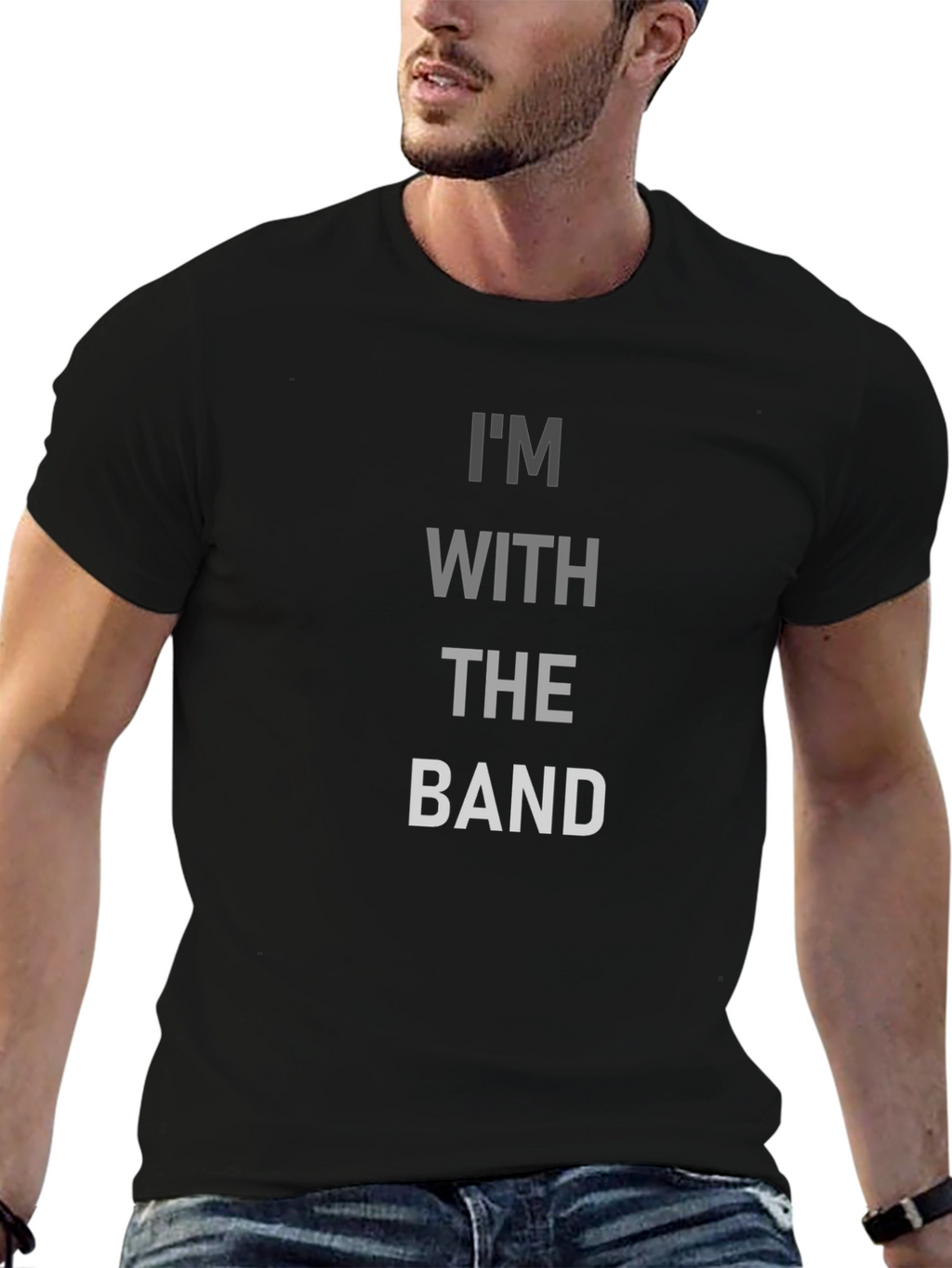 Im With The Band Graphic Tee - Black