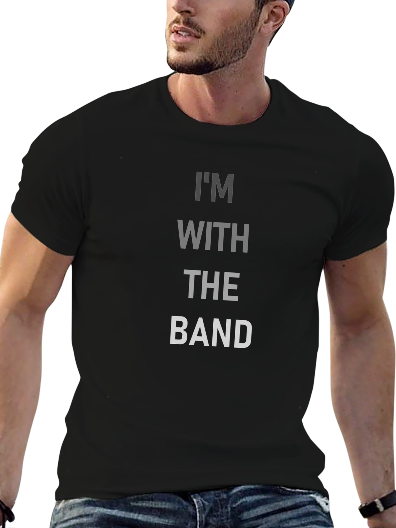 Im With The Band Graphic Tee - Black