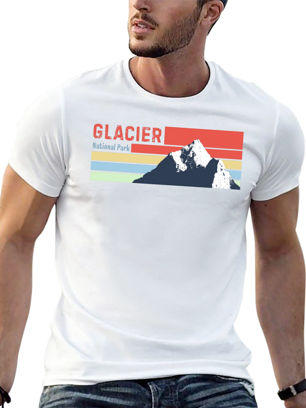Glacier National Park Graphic T-Shirt