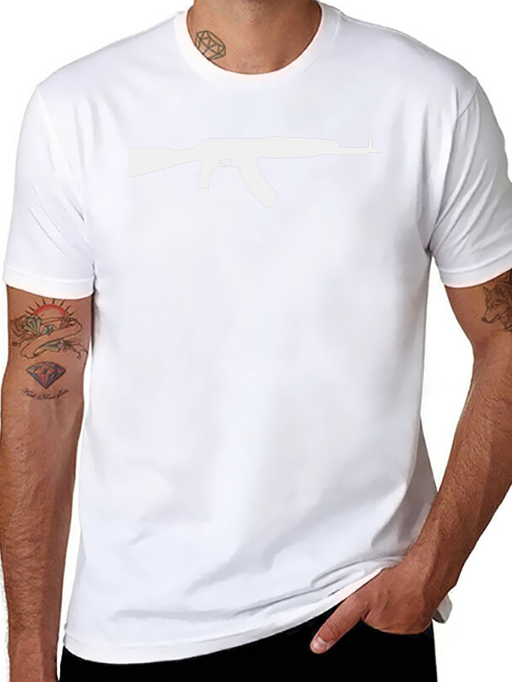 AK-47 Graphic T-Shirt - Bold Statement Tee