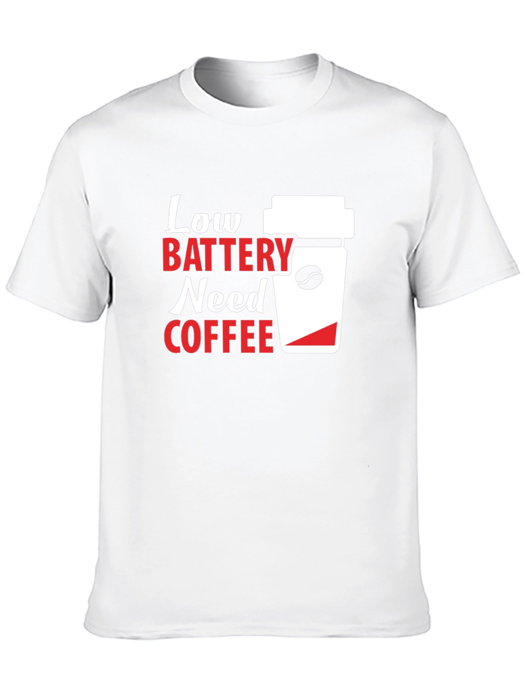Low Battery Coffee T-Shirt - Unisex