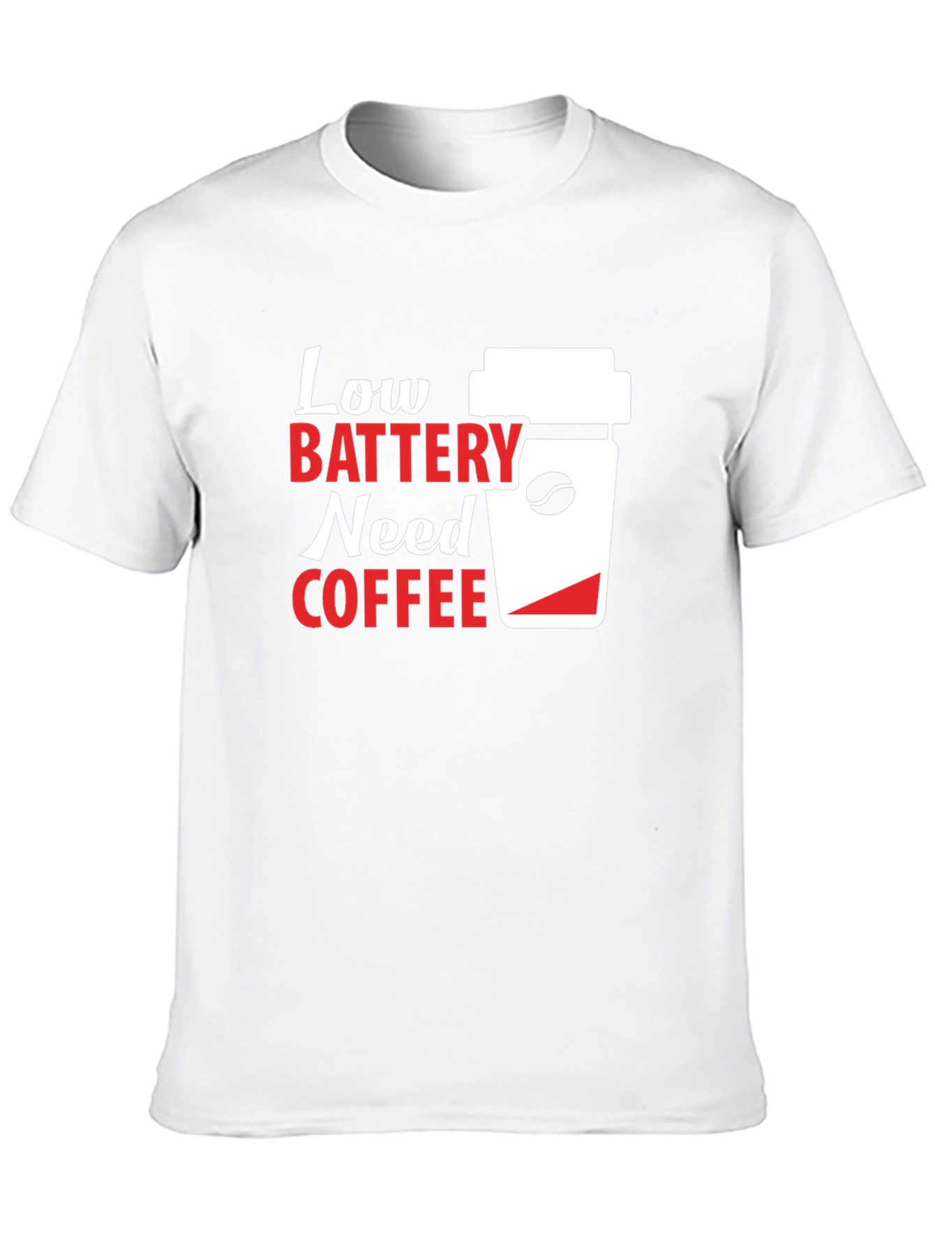 Low Battery Coffee T-Shirt - Unisex