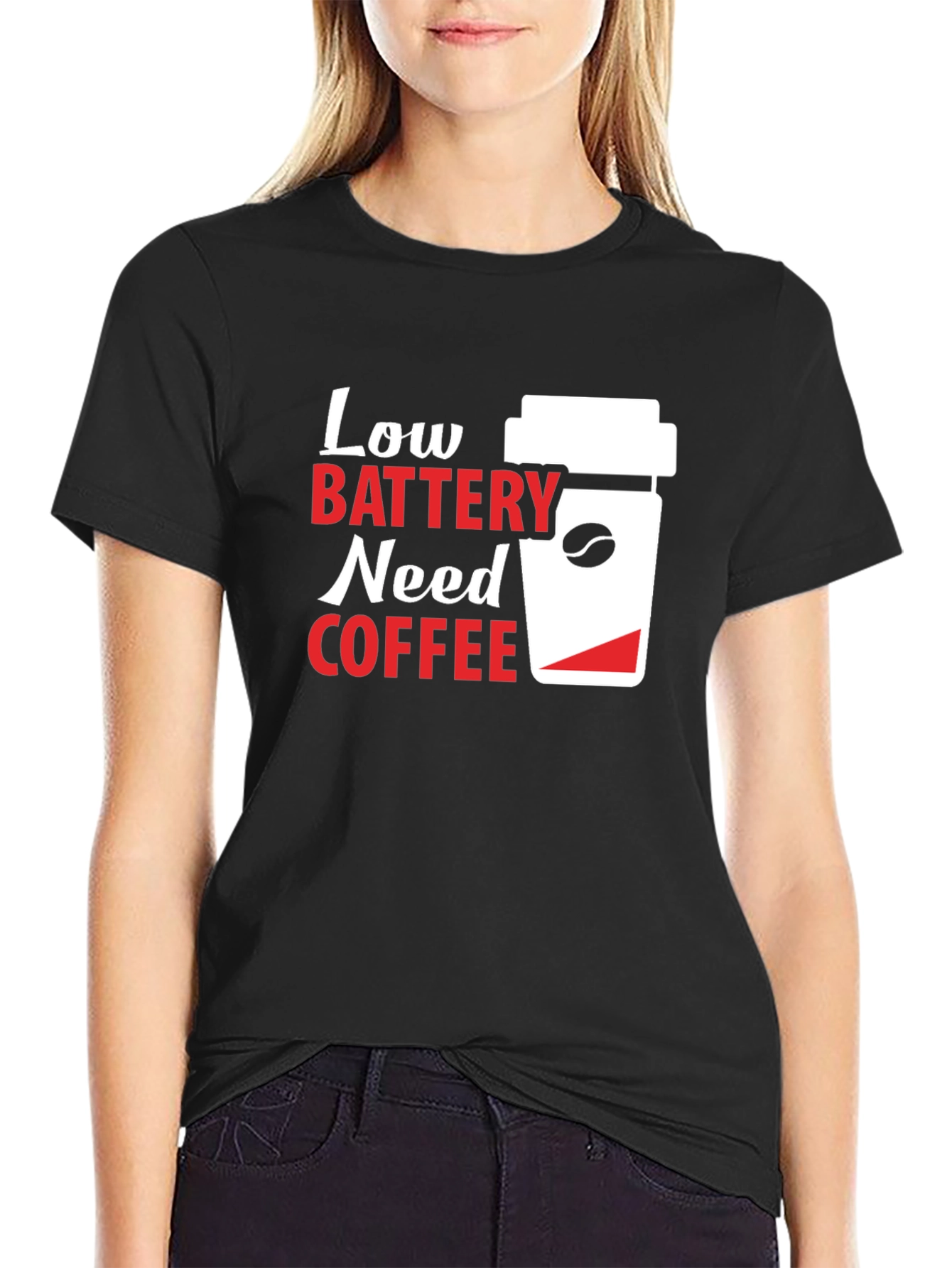 Low Battery Coffee T-Shirt - Unisex