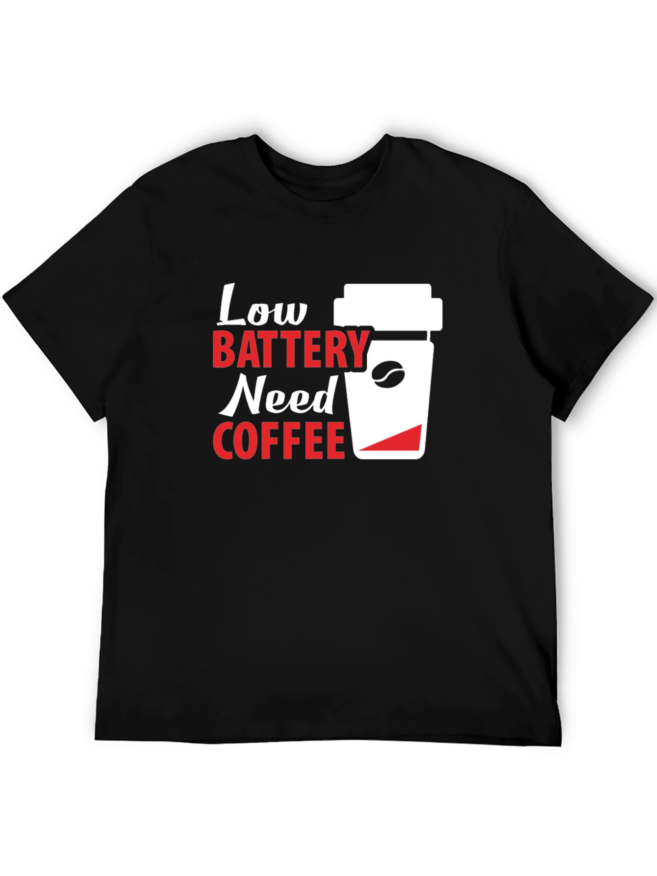 Low Battery Coffee T-Shirt - Unisex