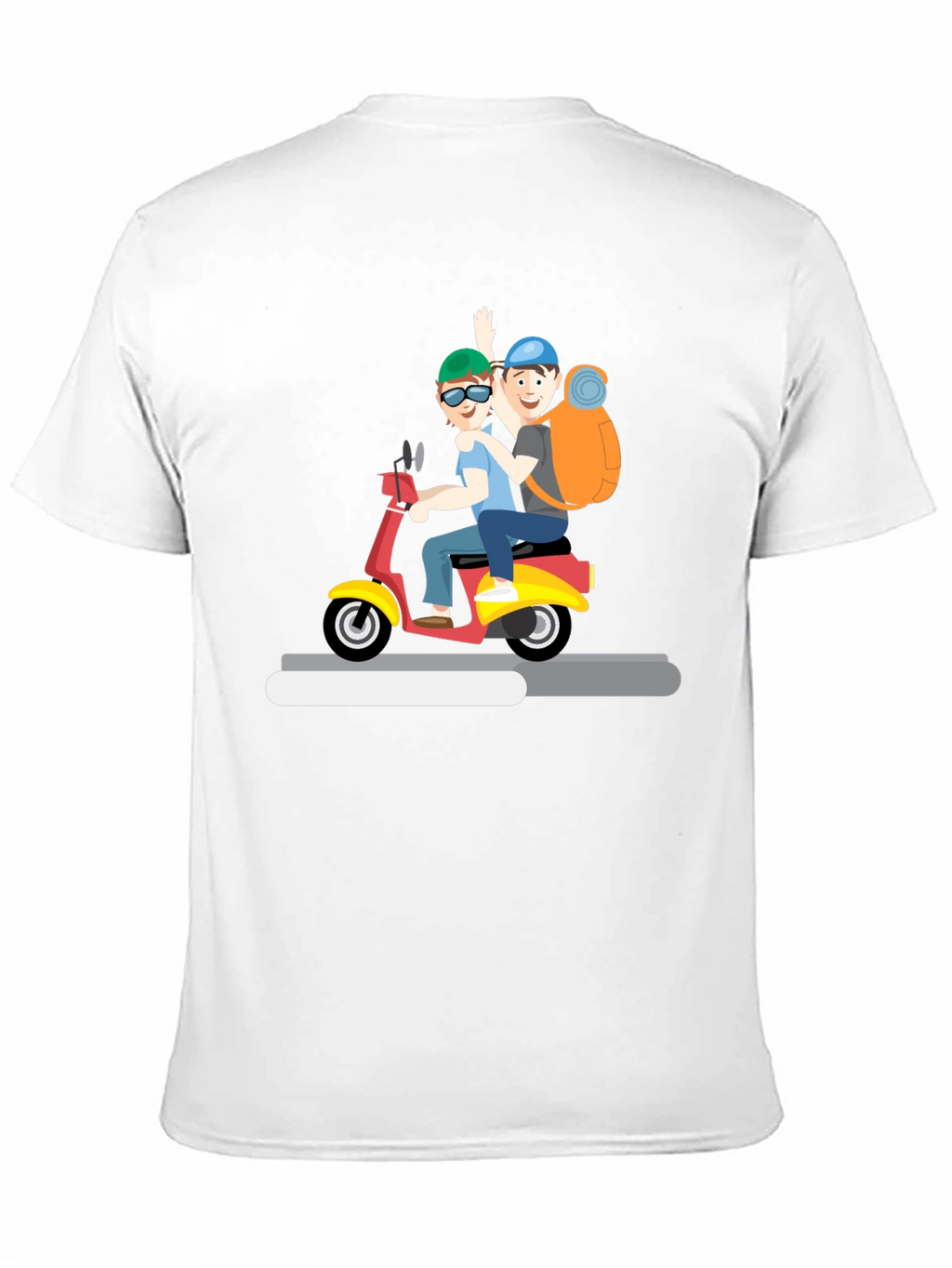 Cartoon Scooter Ride T-Shirt