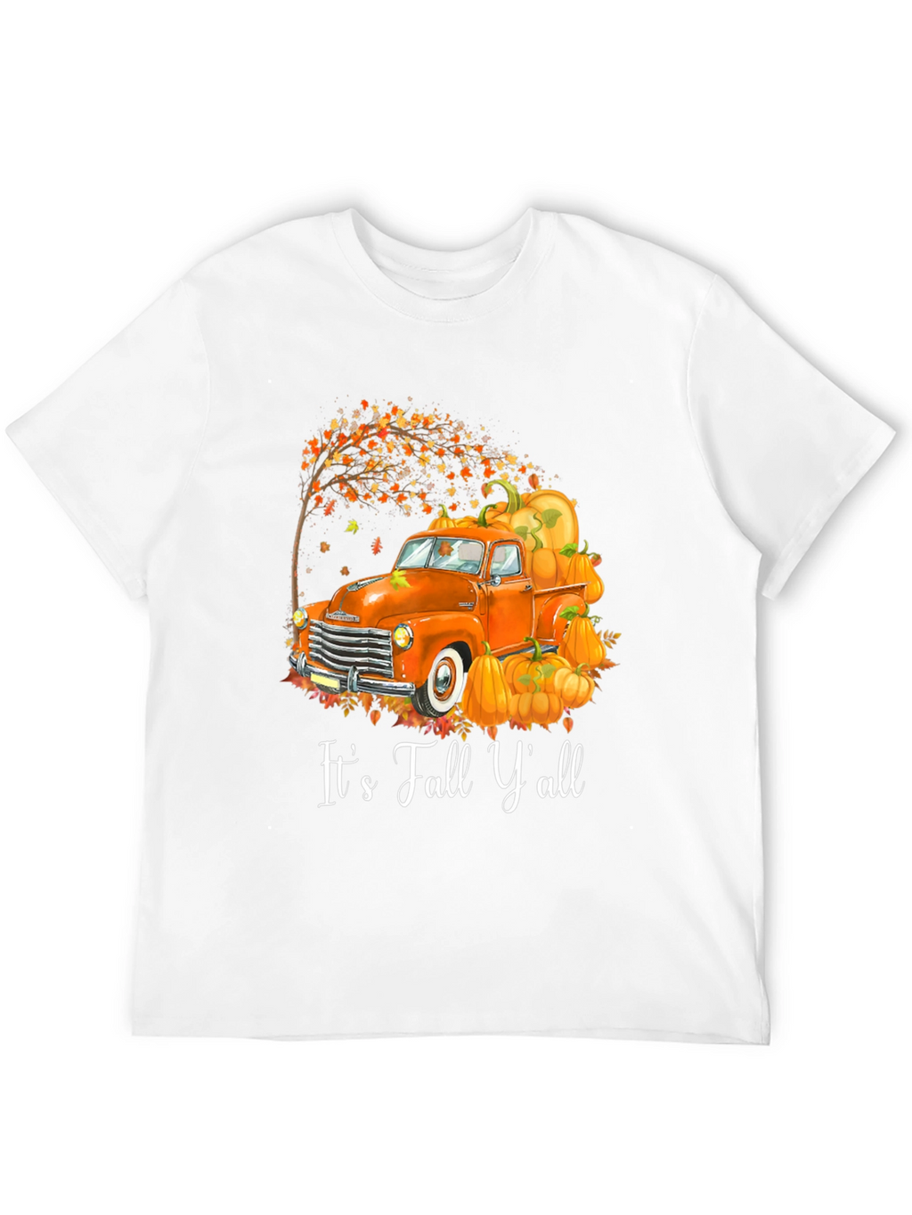 Its Fall Yall Pumpkin Truck T-Shirt