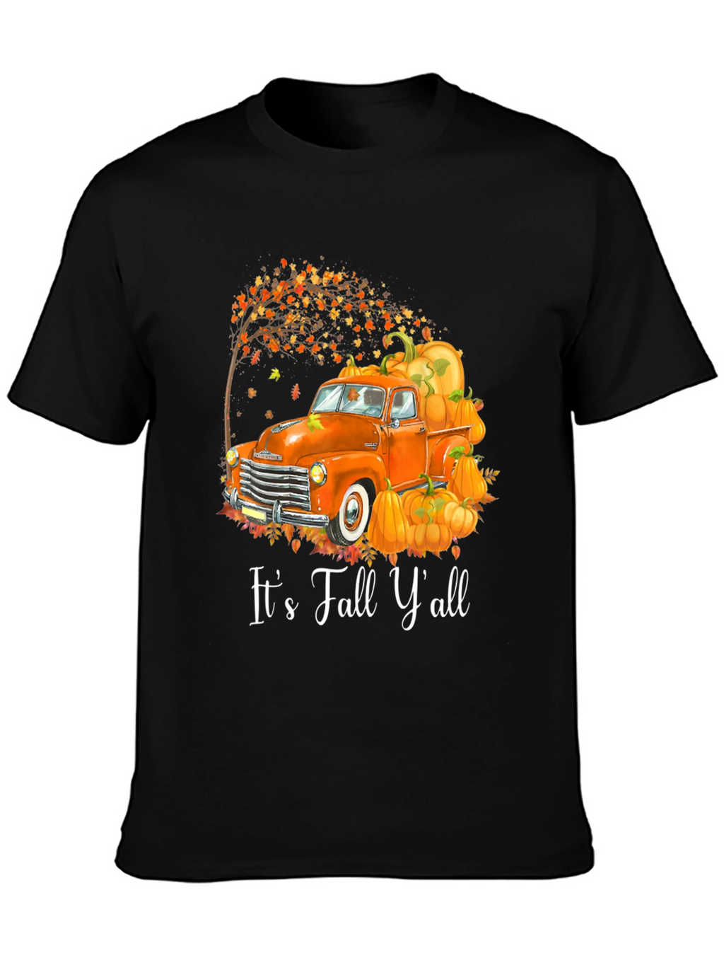 Its Fall Yall Pumpkin Truck T-Shirt