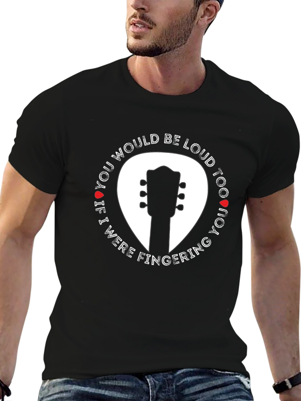 Guitar Fingering Funny T-Shirt - Music Lover Tee
