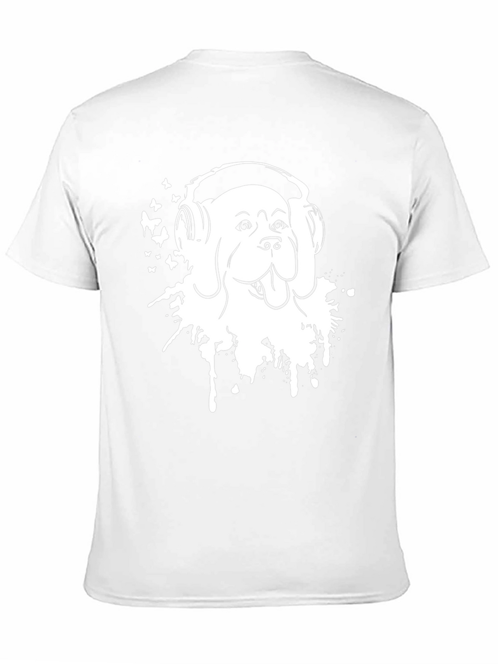 Dog Headphones T-Shirt - Stylish Graphic Tee