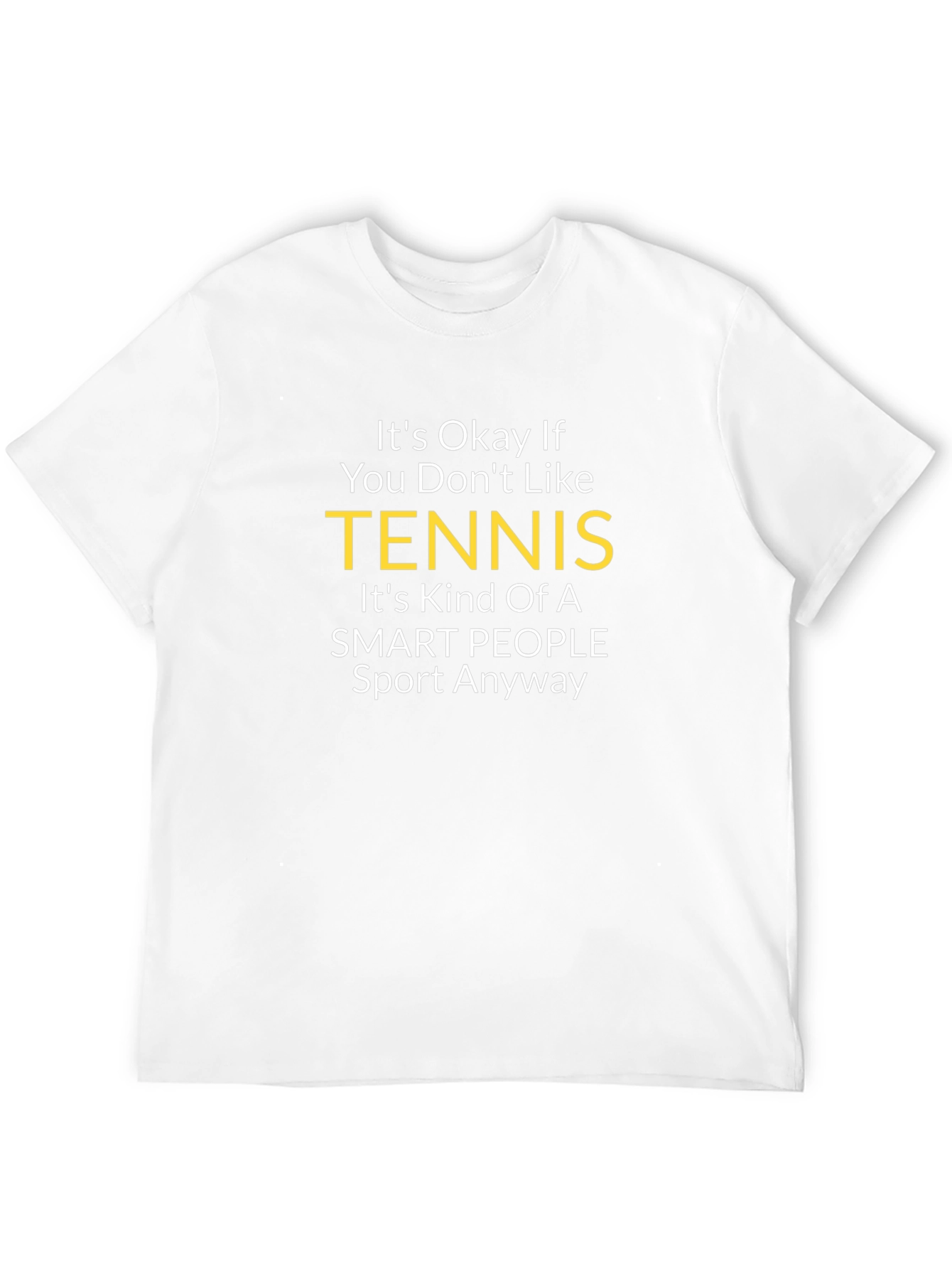 Funny Tennis T-Shirt - Smart People Sport