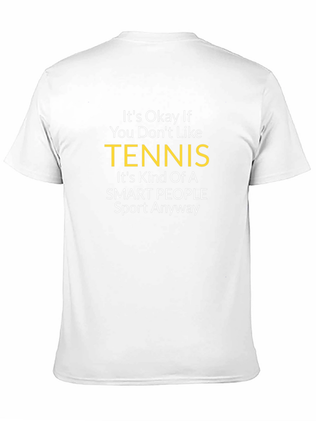 Funny Tennis T-Shirt - Smart People Sport