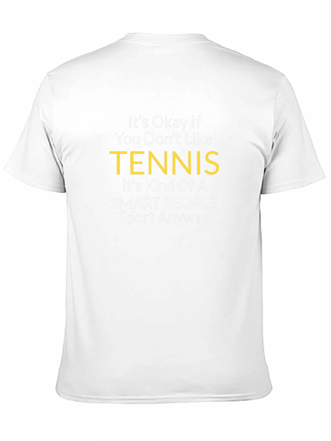 Funny Tennis T-Shirt - Smart People Sport