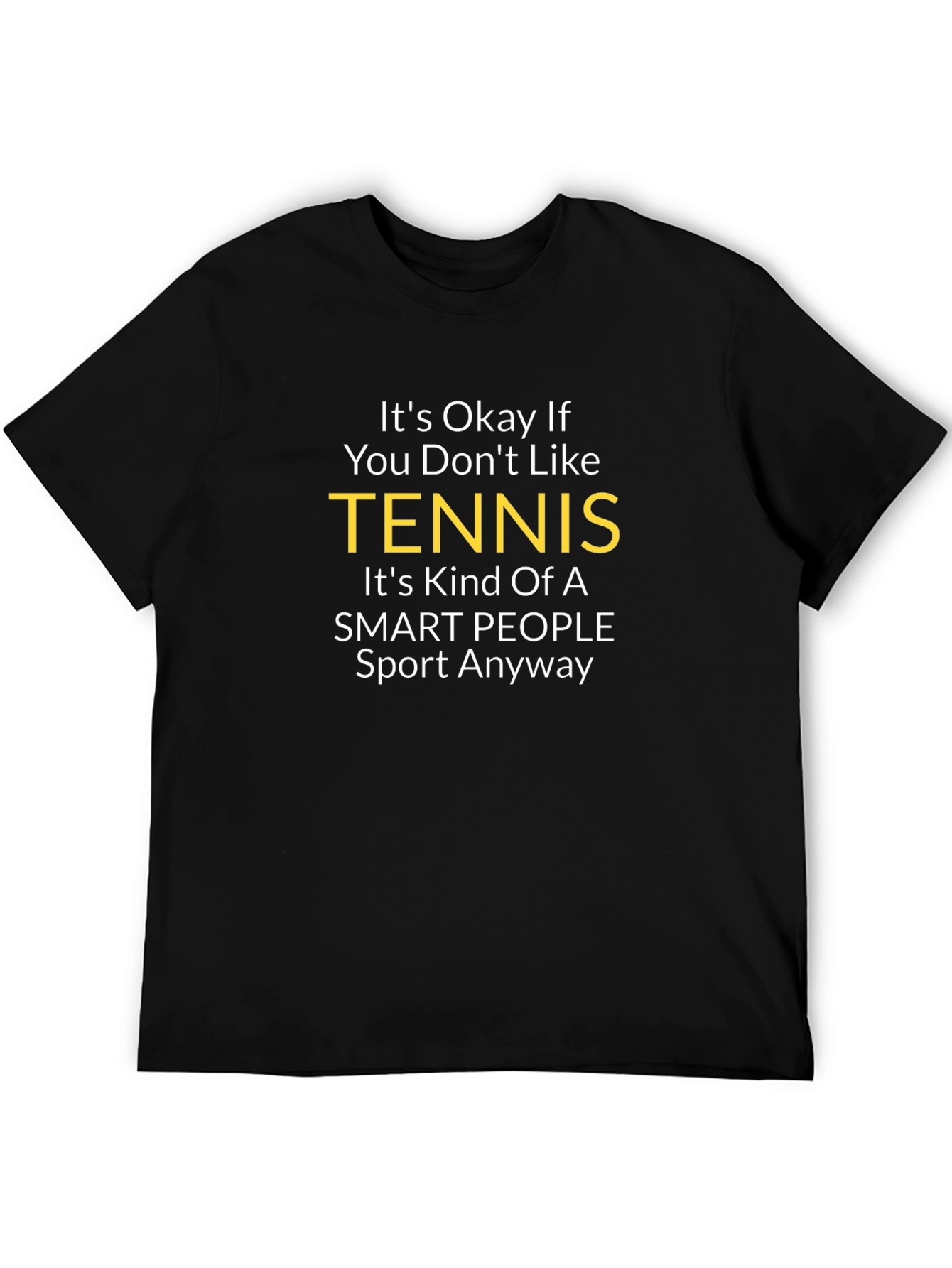 Funny Tennis T-Shirt - Smart People Sport