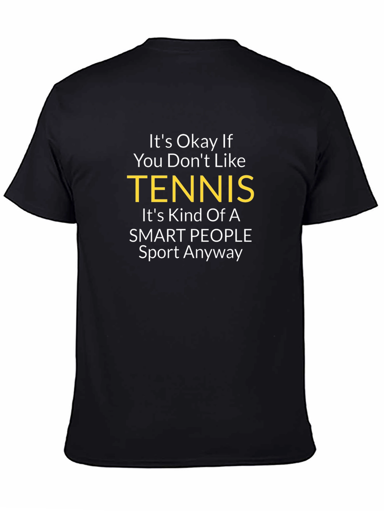 Funny Tennis T-Shirt - Smart People Sport